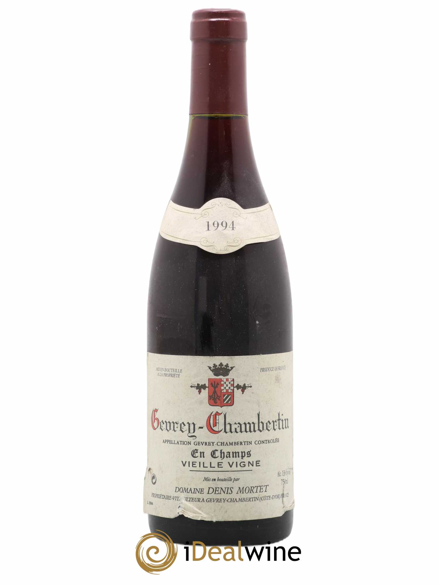 Gevrey-Chambertin En Champs Vieille Vigne Denis Mortet (Domaine) 1994 - Lot de 1 bouteille - 0