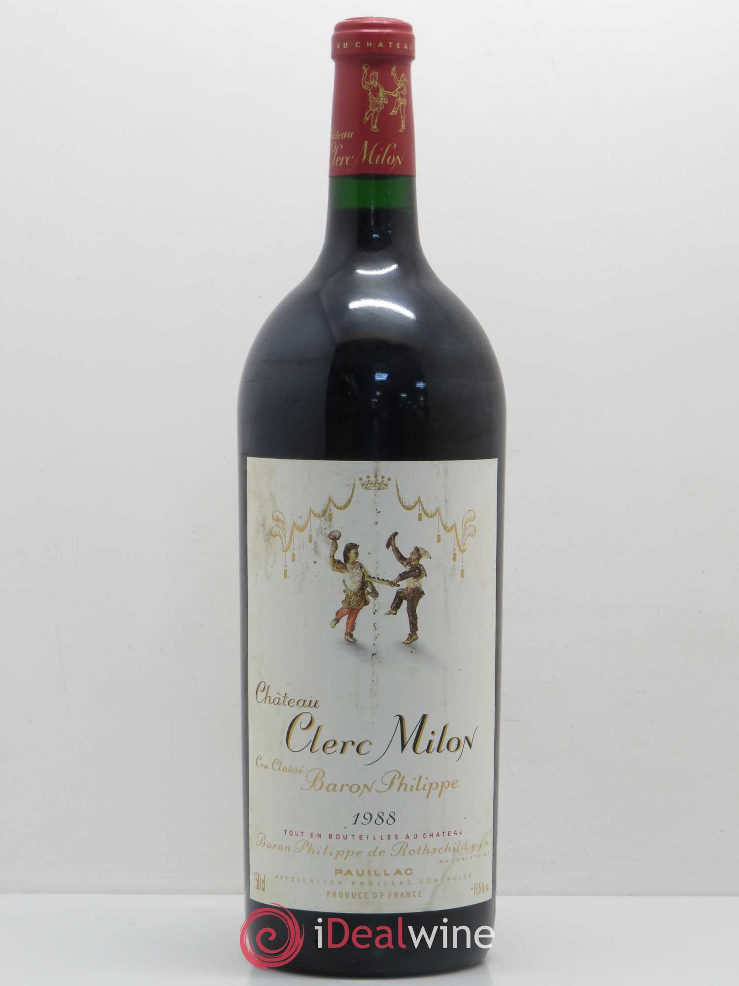 Château Clerc Milon 5ème Grand Cru Classé 1988 - Lot de 1 magnum - 0