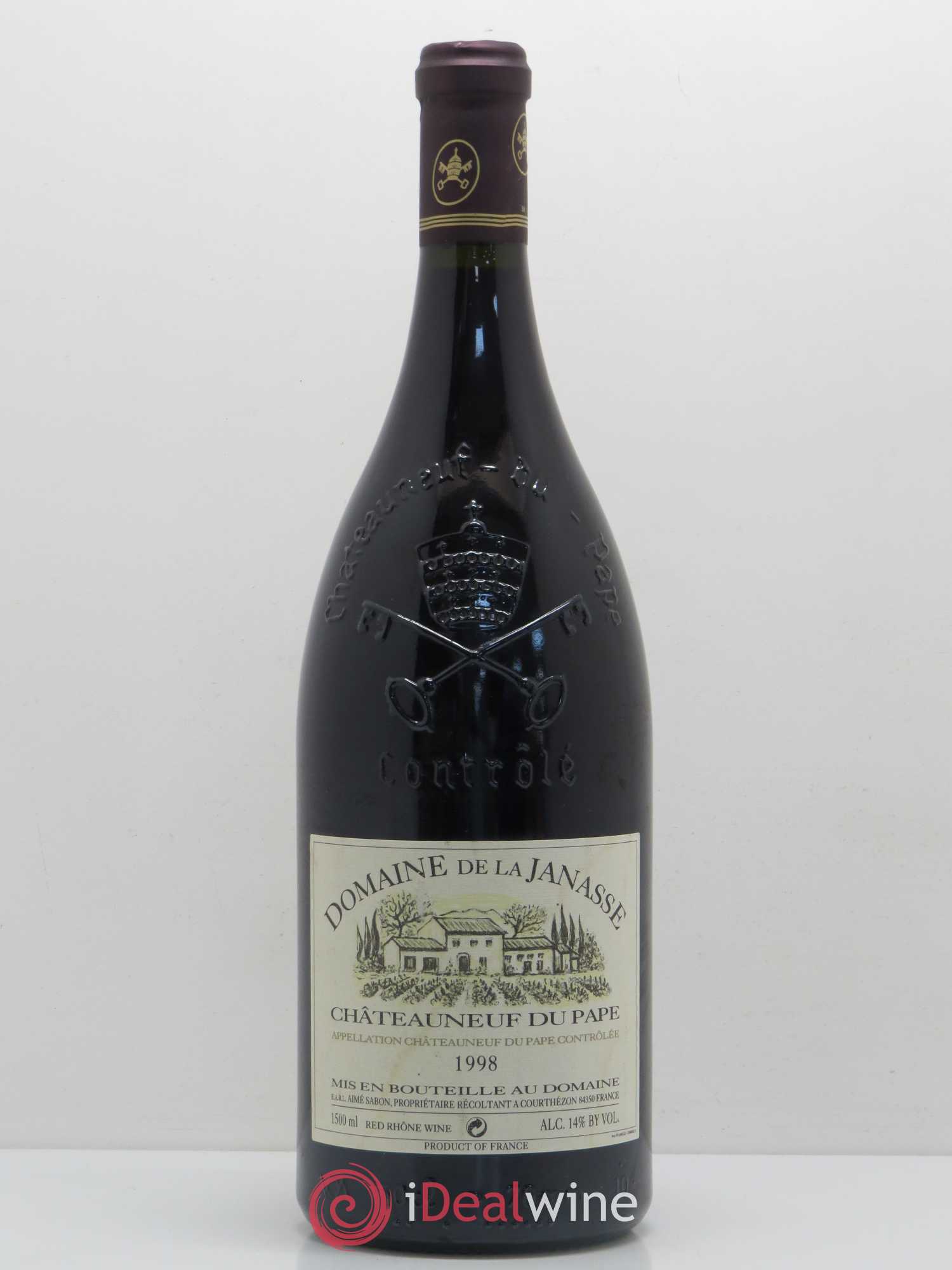 Châteauneuf-du-Pape La Janasse (Domaine de) 1998 - Lot de 1 magnum - 0