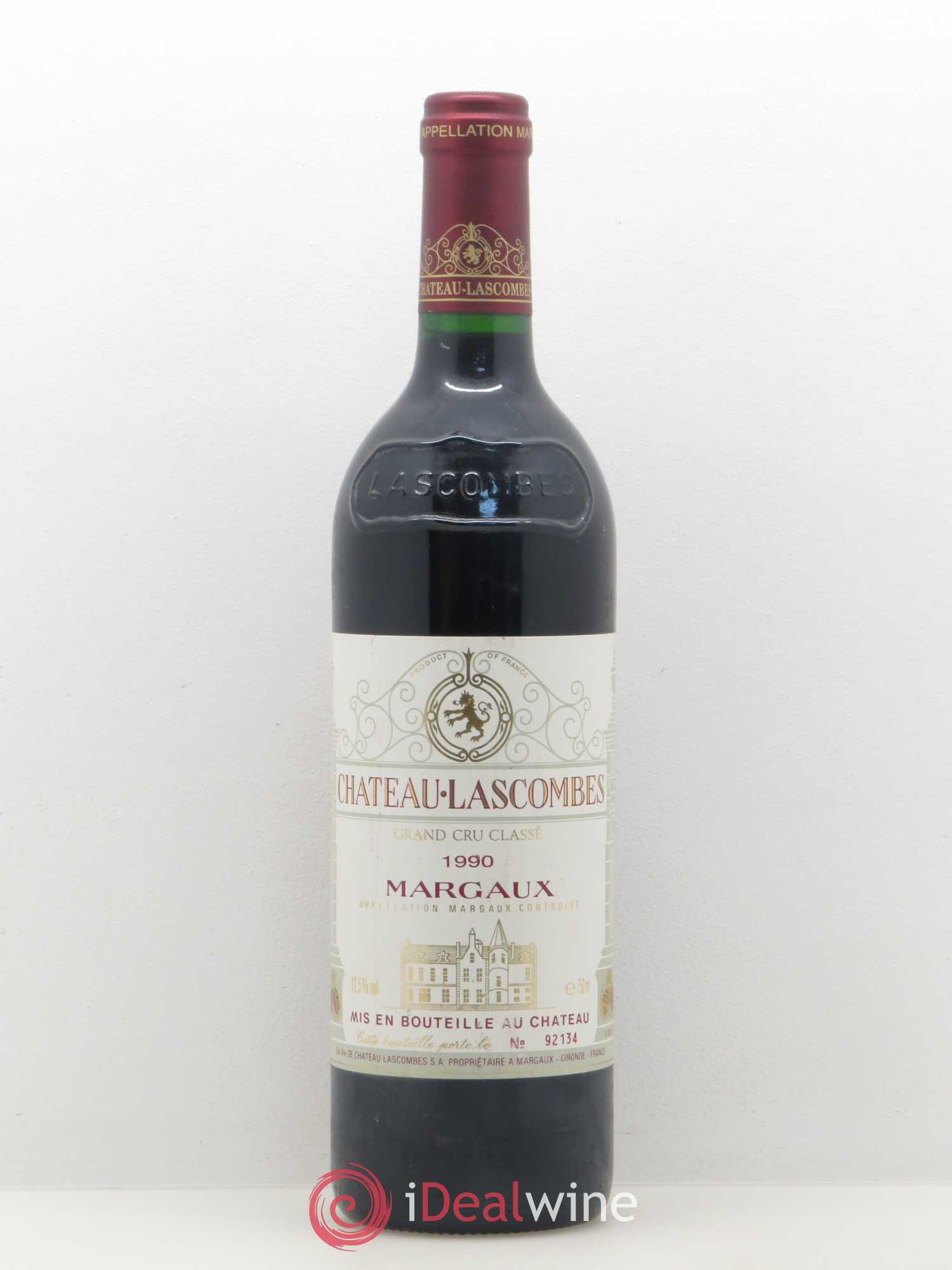 Château Lascombes 2ème Grand Cru Classé 1990 - Lot de 1 bouteille - 0