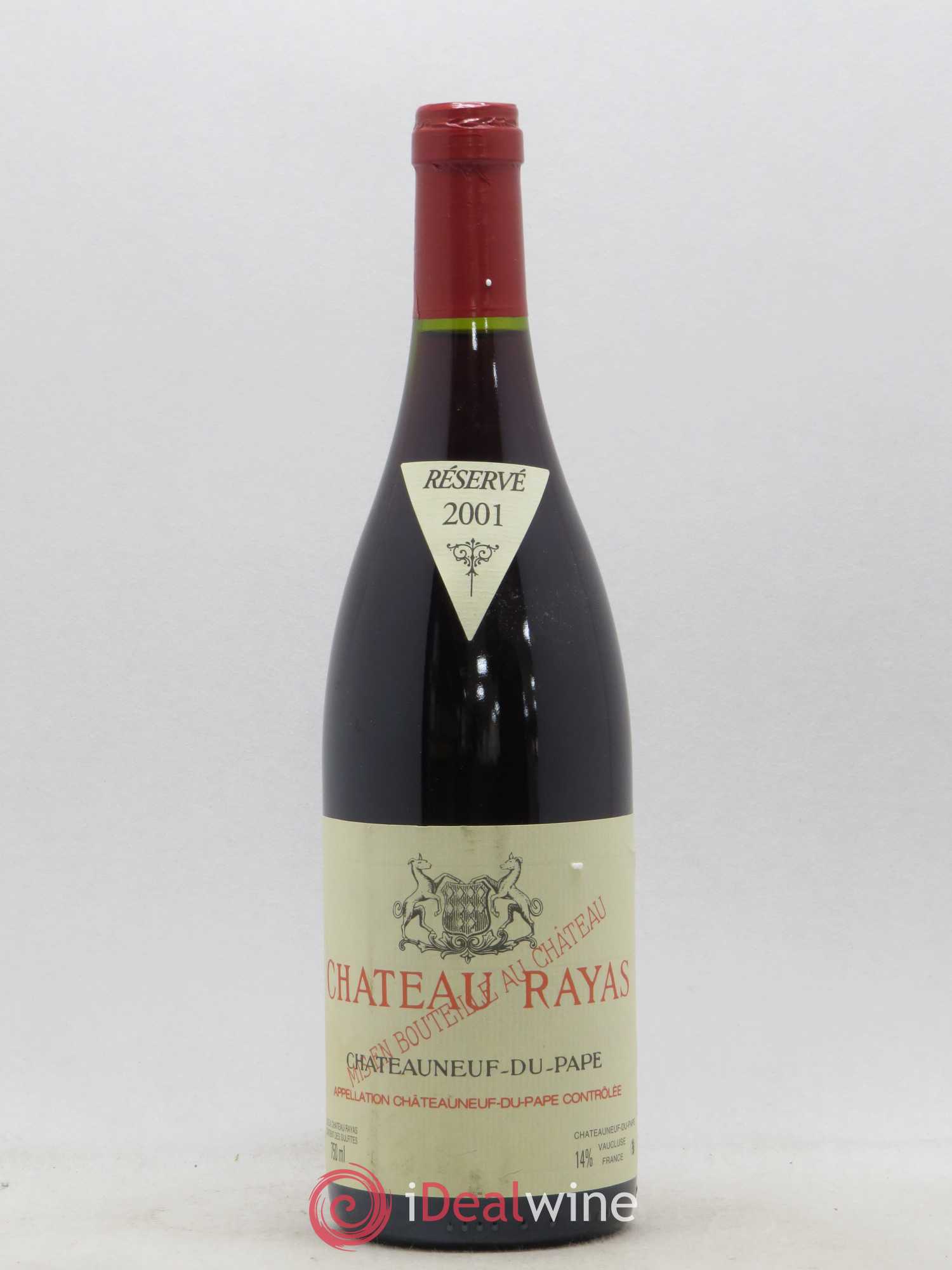 Châteauneuf-du-Pape Château Rayas Emmanuel Reynaud 2001 - Lot de 1 bouteille - 0