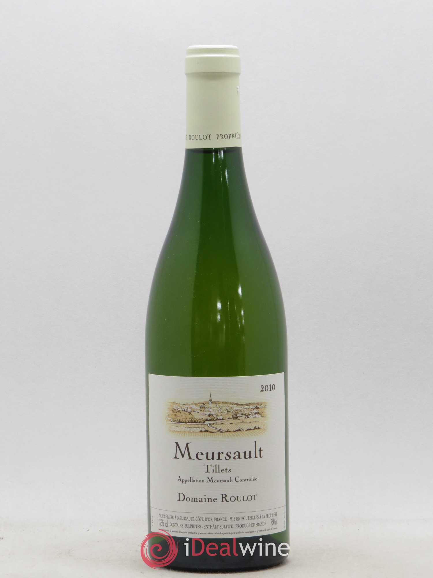 Meursault Les Tillets Roulot (Domaine) 2010 - Lot de 1 bouteille - 0