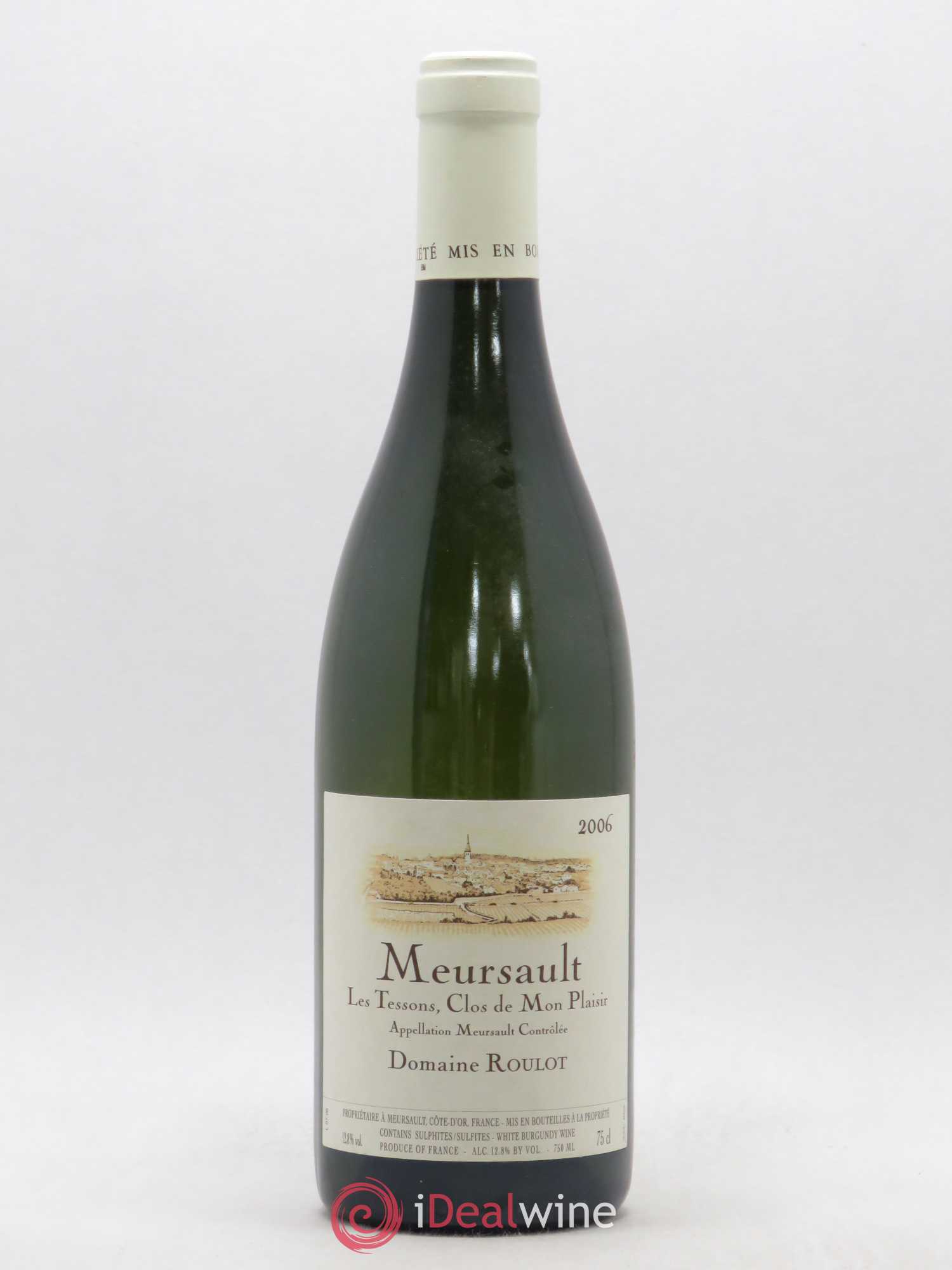Meursault Les Tessons Clos de Mon plaisir Roulot (Domaine) 2006 - Lot de 1 bouteille - 0