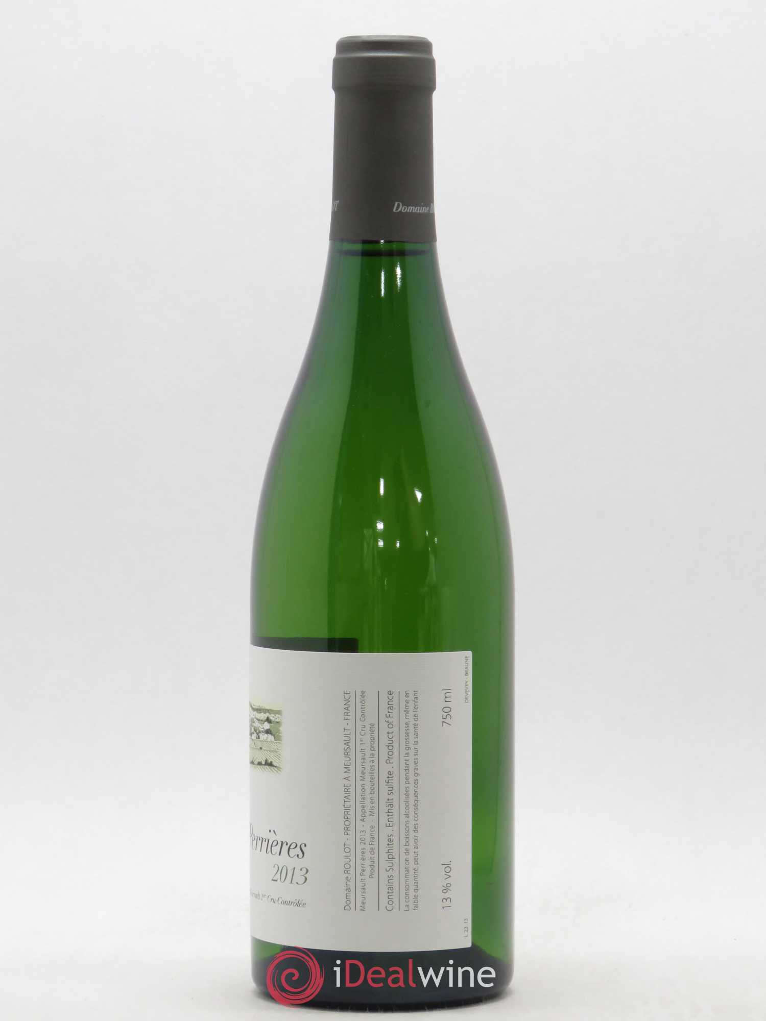 Meursault 1er Cru Perrières Roulot (Domaine) 2013 - Lot de 1 bouteille - 1