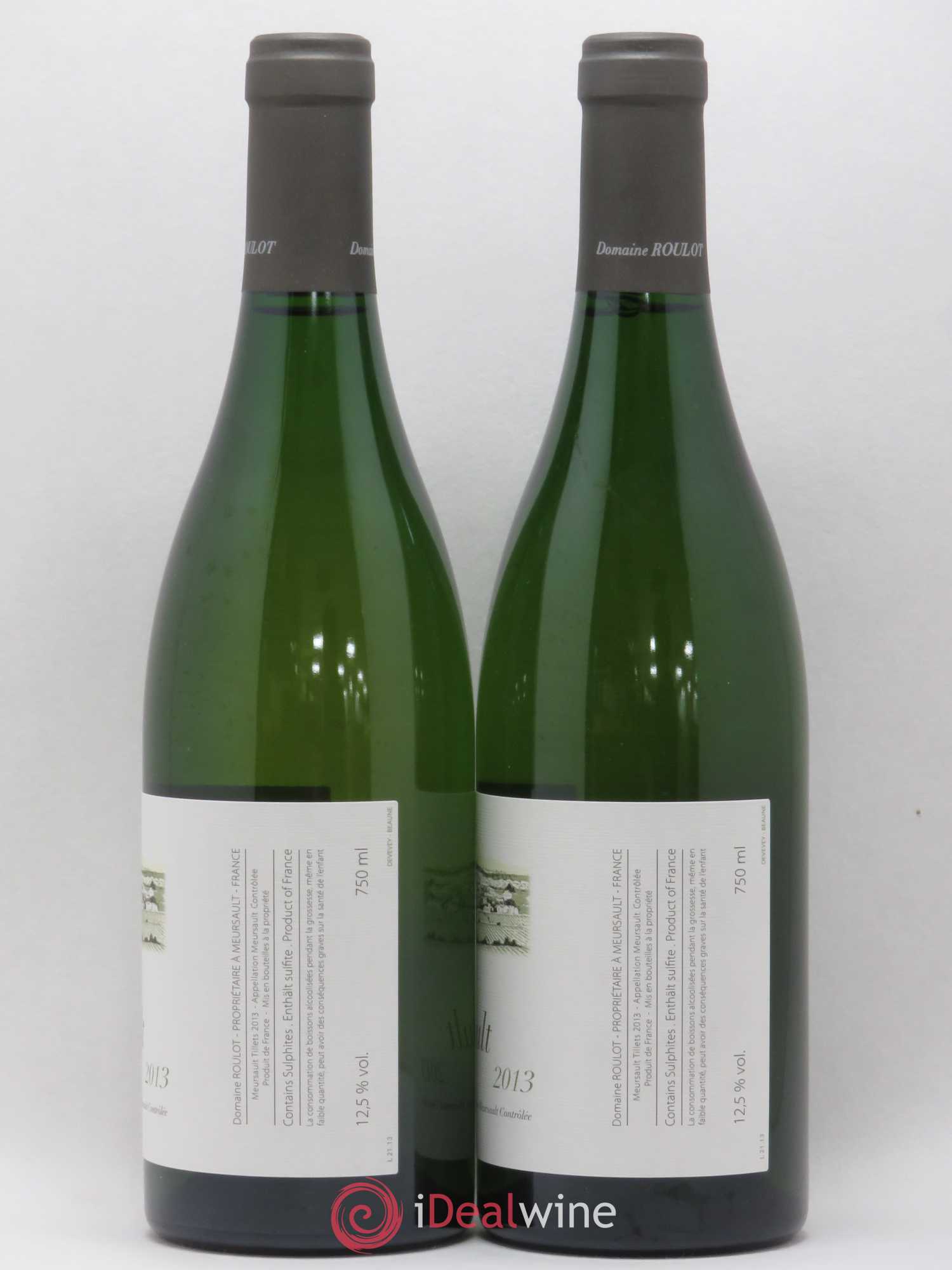Meursault Les Tillets Roulot (Domaine) 2013 - Lot de 2 bouteilles - 1