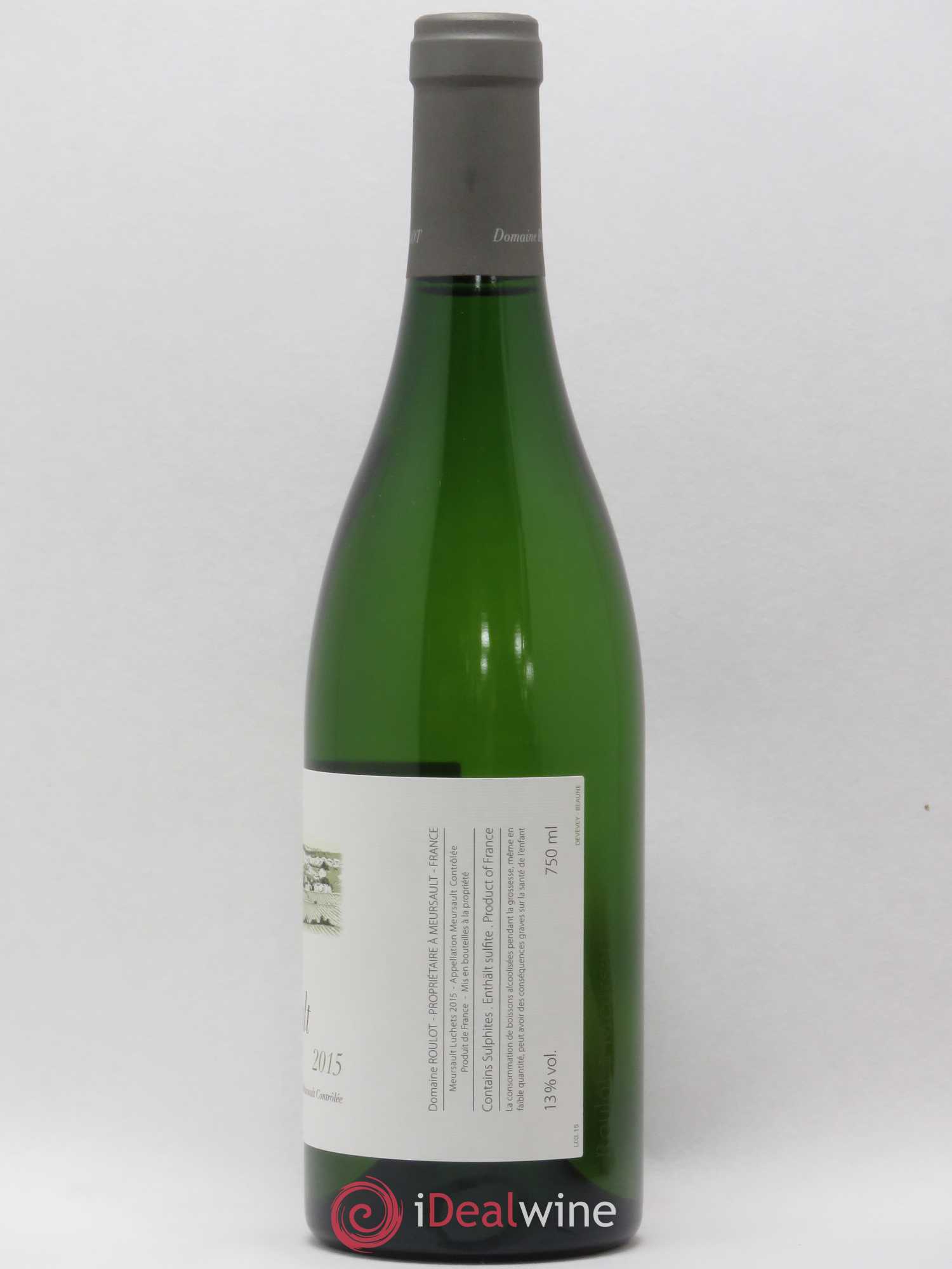 Meursault Luchets Roulot (Domaine) 2015 - Lot de 1 bouteille - 1