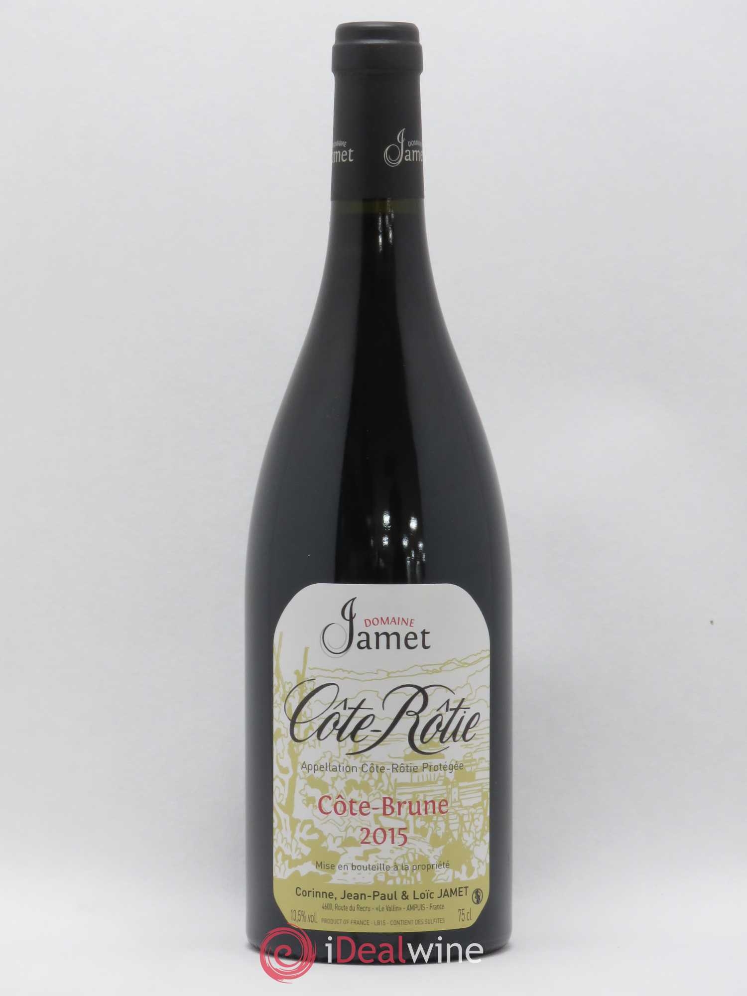 Côte-Rôtie Côte Brune Jamet (Domaine) 2015 - Lot de 1 bouteille - 0