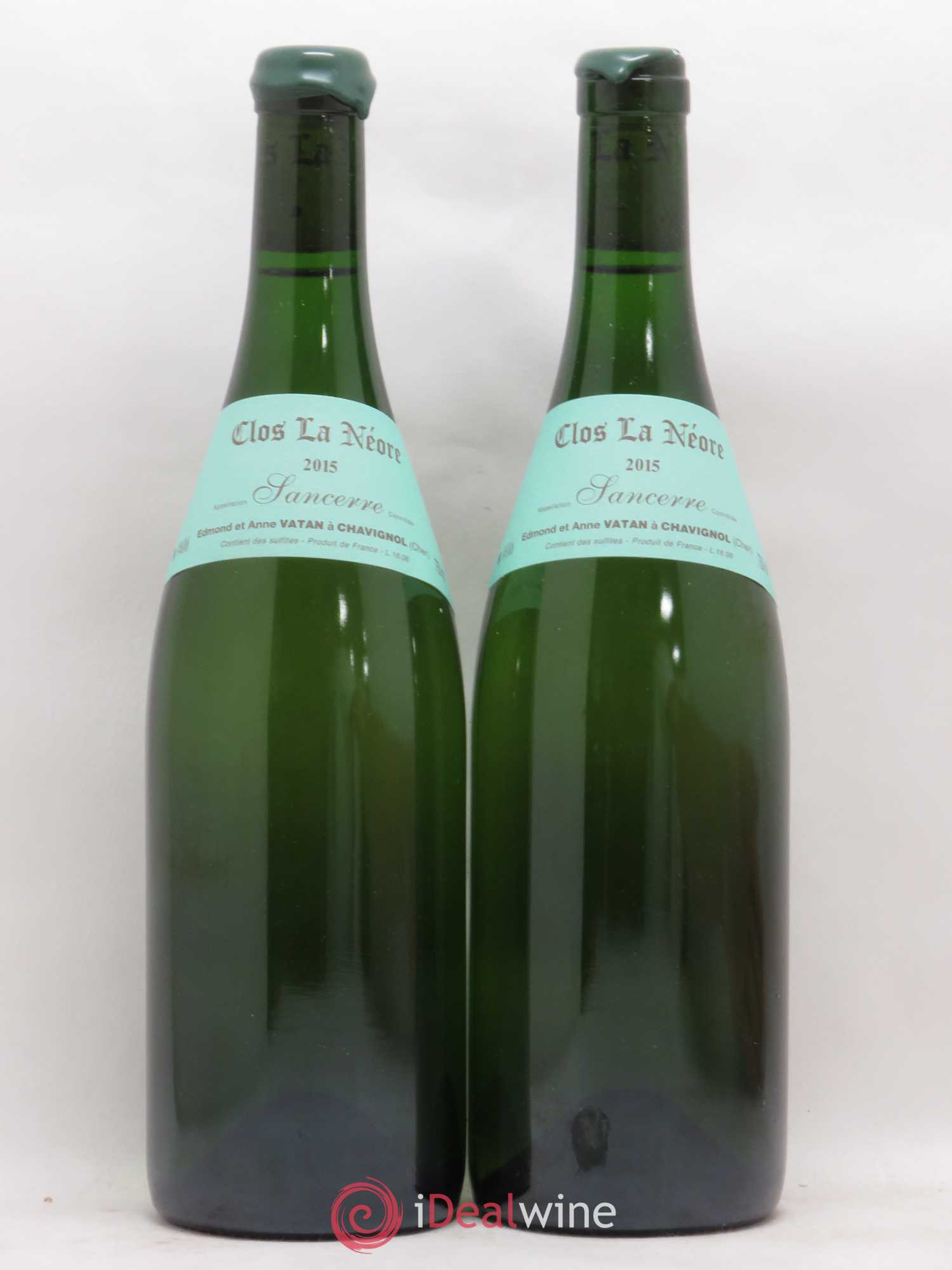 Sancerre Clos la Neore Edmond Vatan 2015 - Lot de 2 bouteilles - 0