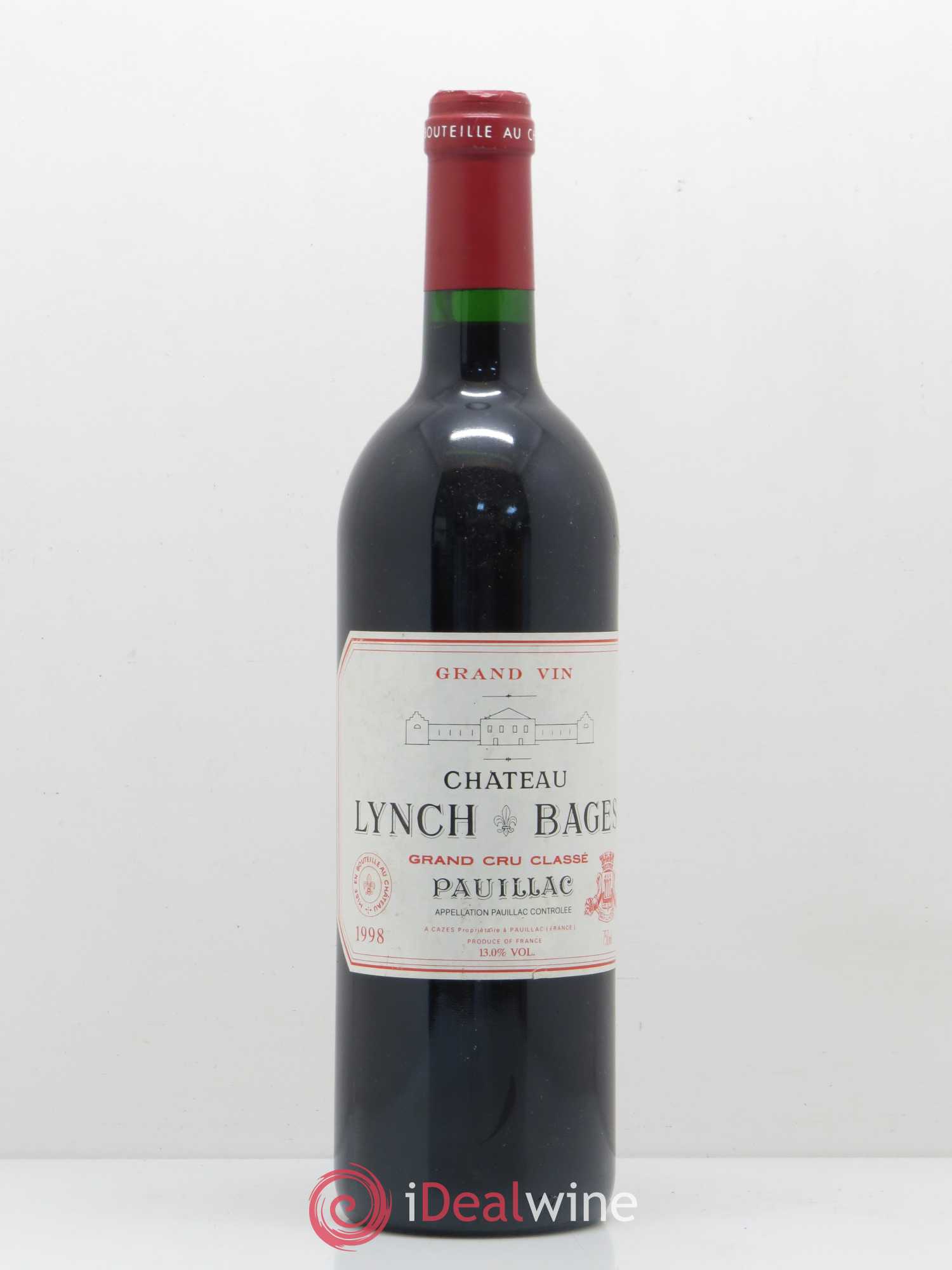 Château Lynch Bages 5ème Grand Cru Classé (sans prix de réserve) 1998 - Lot de 1 bouteille - 0