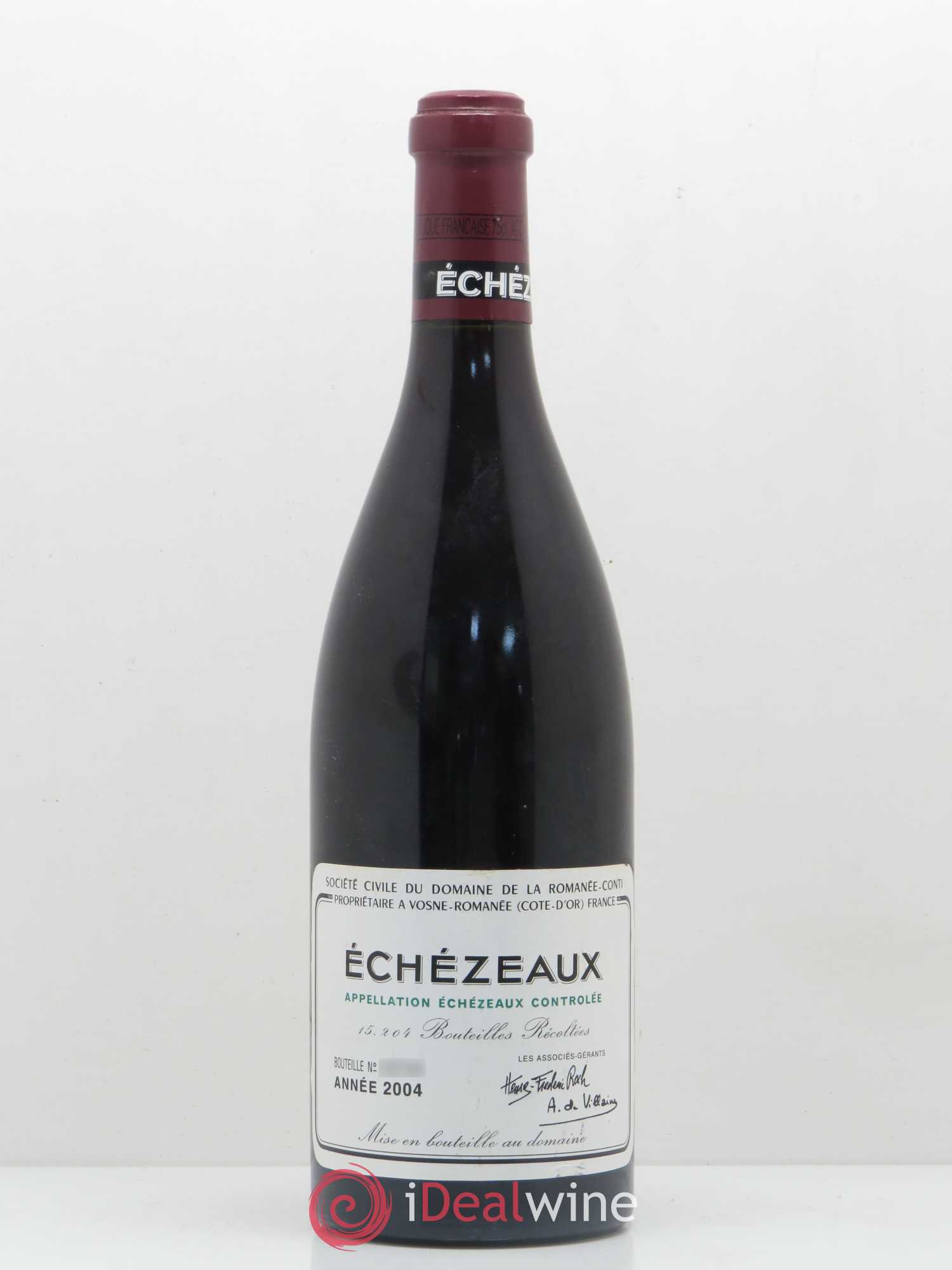 Echezeaux Grand Cru Domaine de la Romanée-Conti 2004 - Lot de 1 bouteille - 0