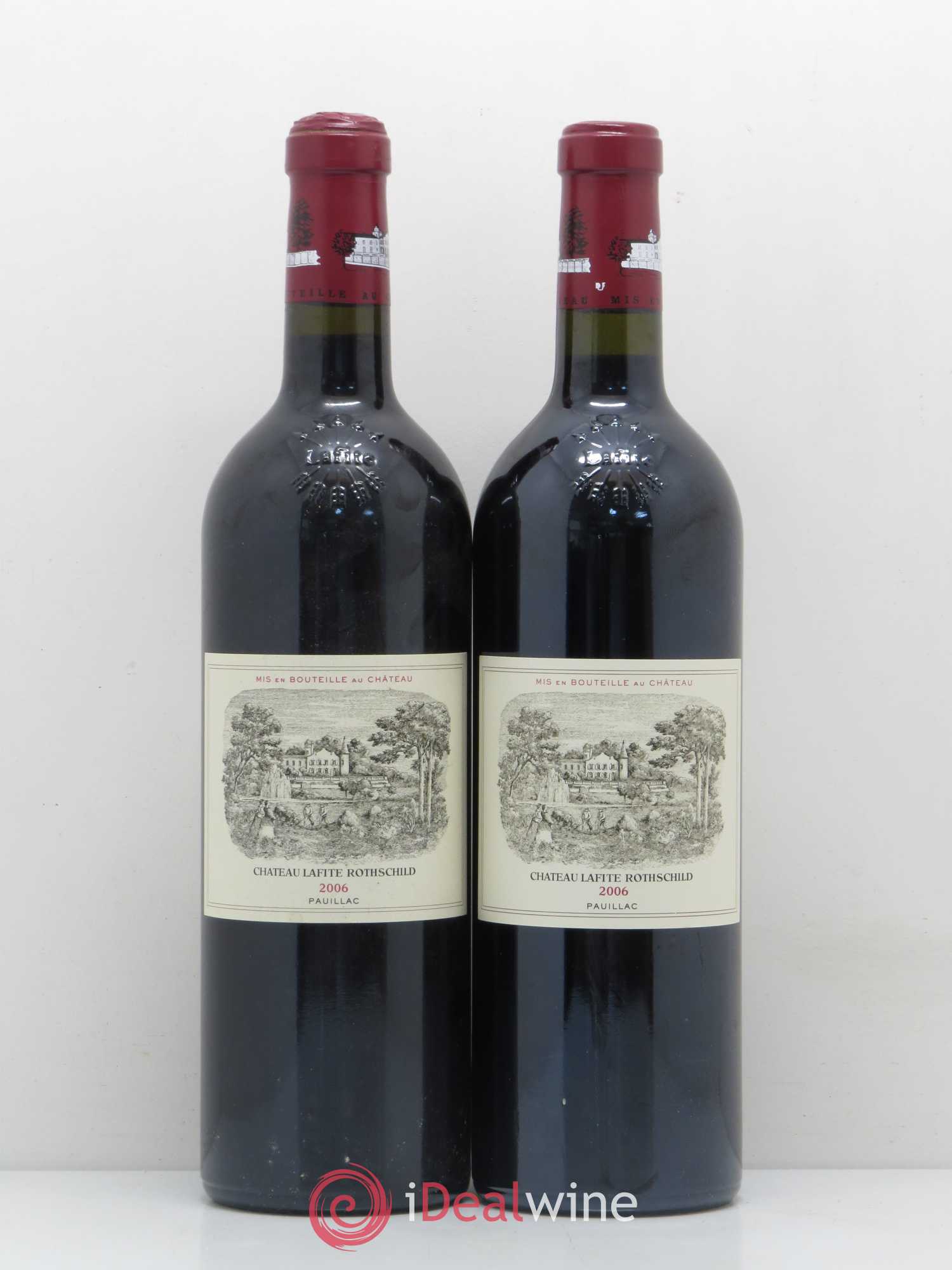 Château Lafite Rothschild 1er Grand Cru Classé 2006 - Lot de 2 bouteilles - 0
