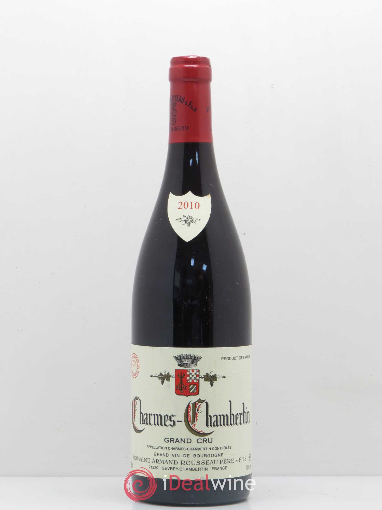 Charmes-Chambertin Grand Cru Armand Rousseau (Domaine) 2010 - Lot de 1 bouteille - 0