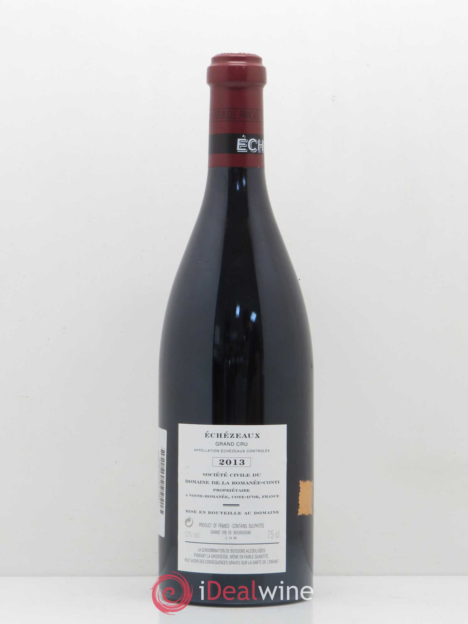 Echezeaux Grand Cru Domaine de la Romanée-Conti 2013 - Lot de 1 bouteille - 1