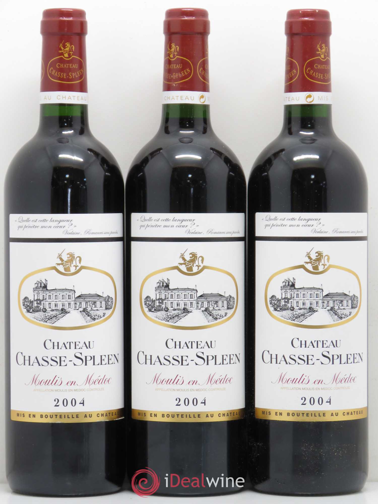 Château Chasse Spleen 2004 - Lot de 6 bouteilles - 1