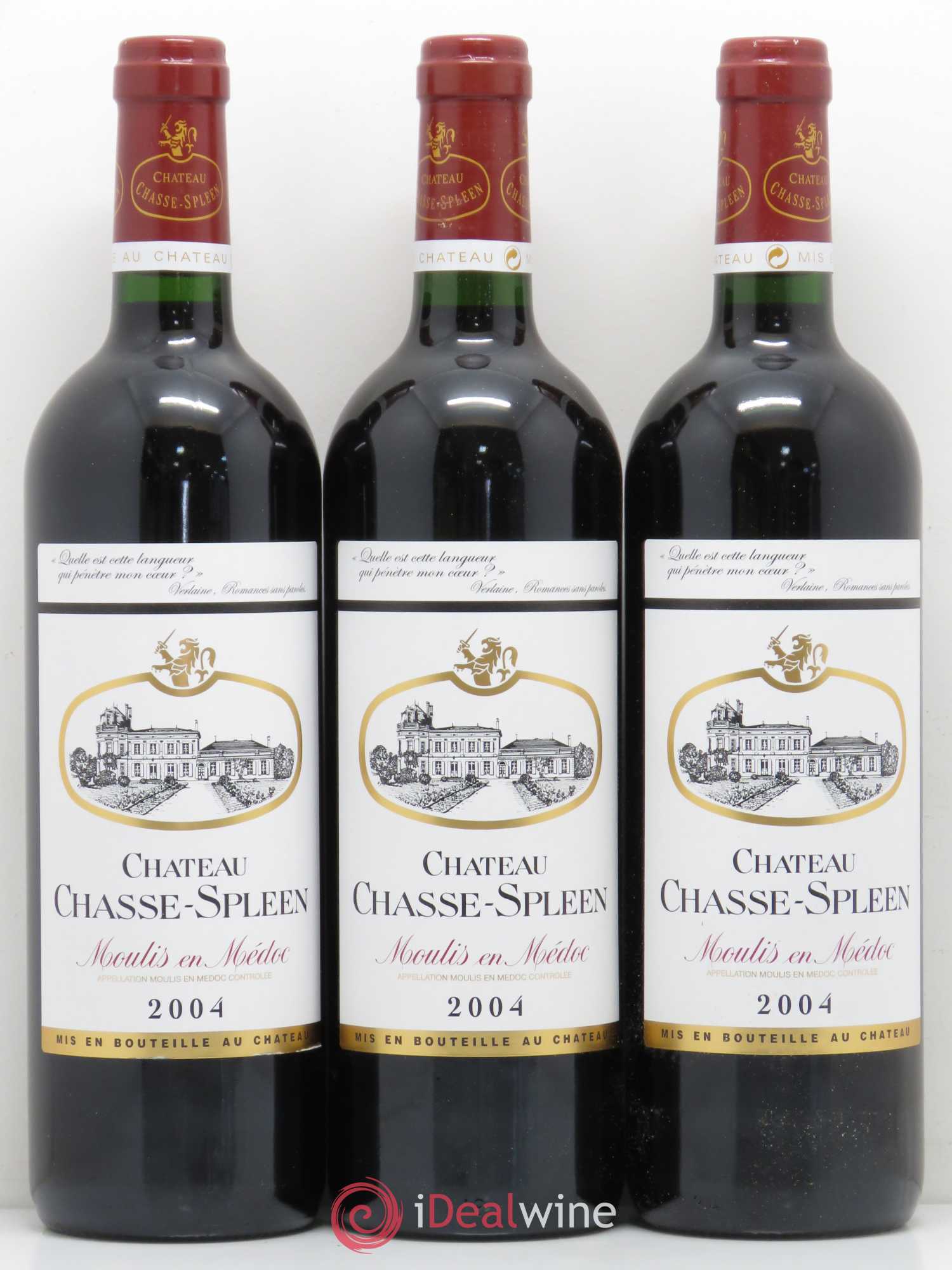 Château Chasse Spleen 2004 - Lot de 6 bouteilles - 2