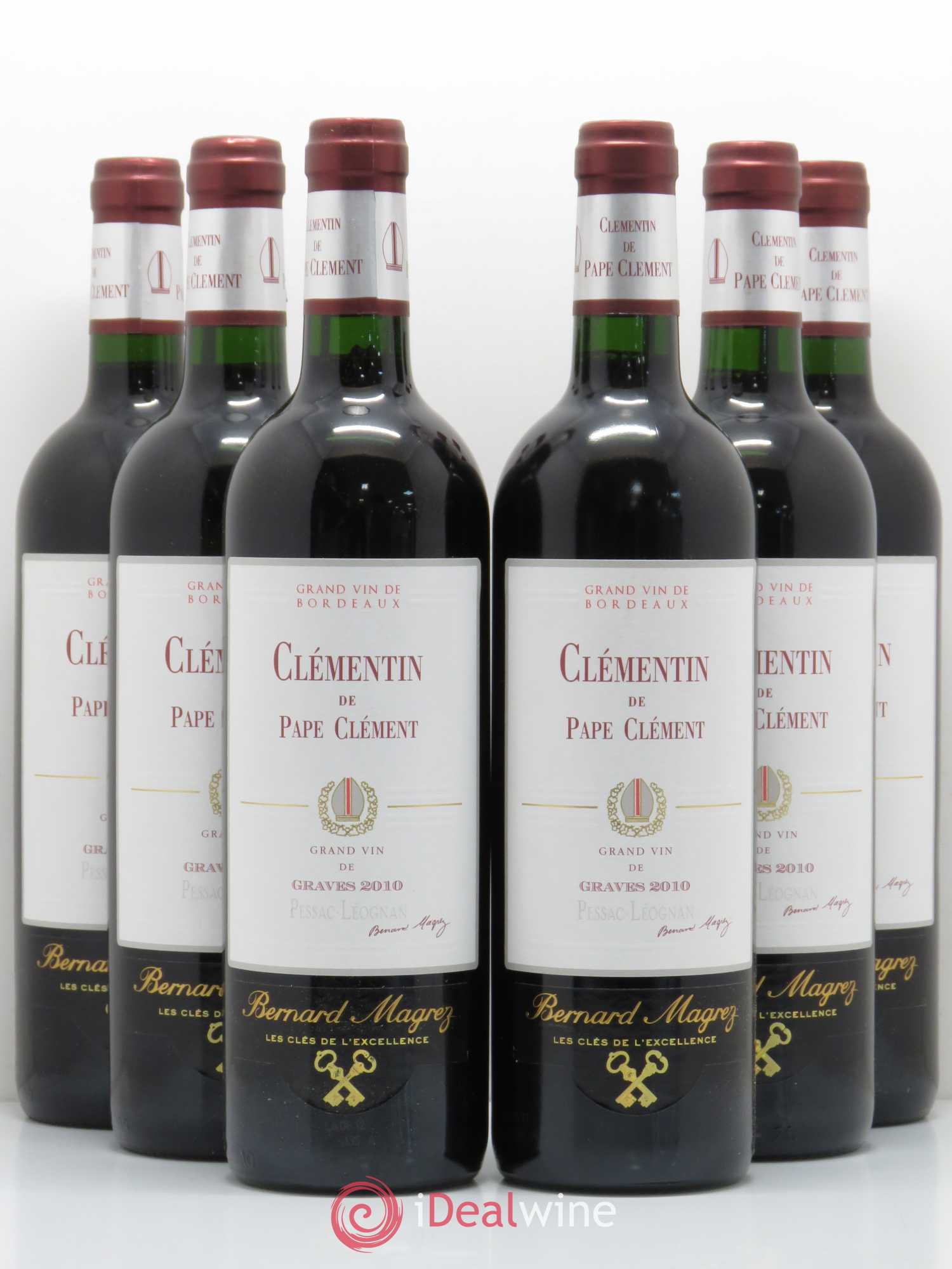 Le Clémentin de Pape Clément Second Vin 2010 - Lot de 6 bouteilles - 0