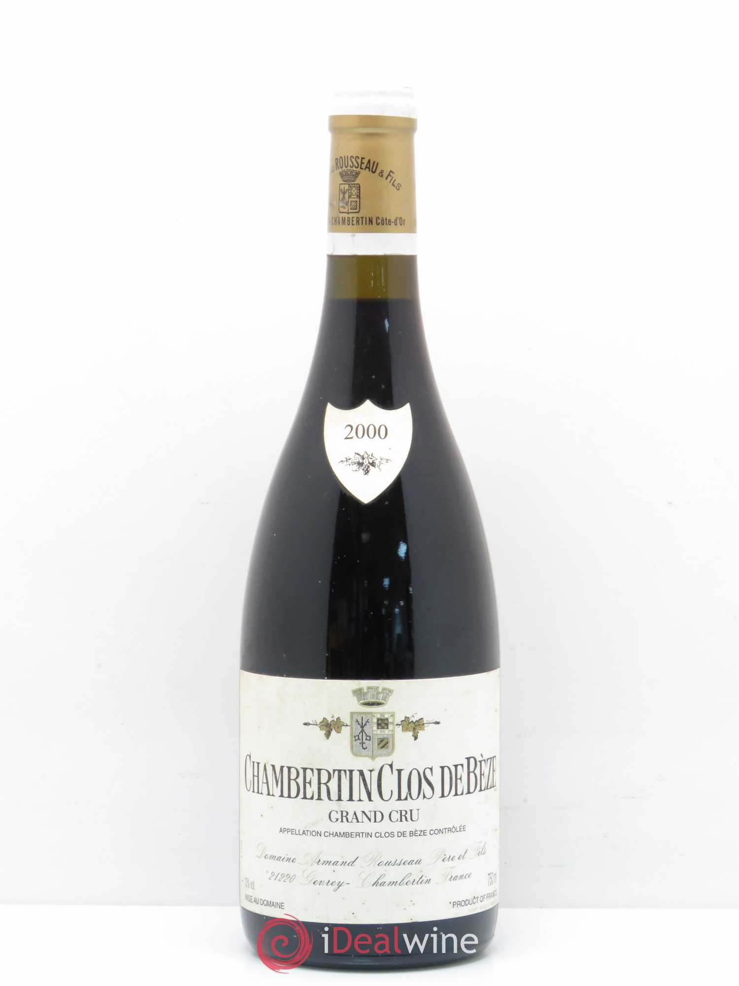 Chambertin Clos de Bèze Grand Cru Armand Rousseau (Domaine) 2000 - Lot de 1 bouteille - 0