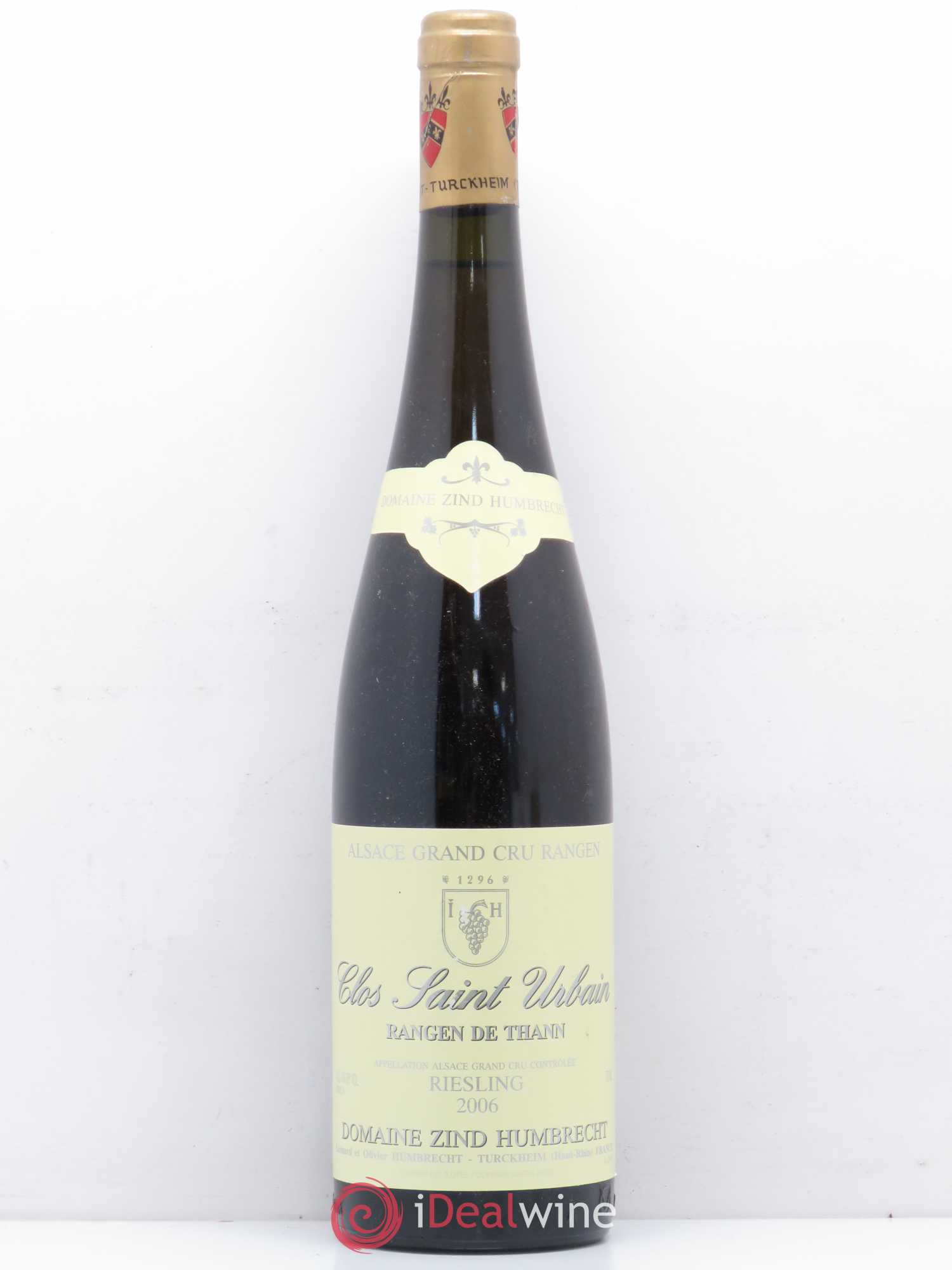Alsace Riesling Grand Cru Rangen de Thann Clos Saint Urbain Zind-Humbrecht (Domaine) 2006 - Lot de 1 bouteille - 0