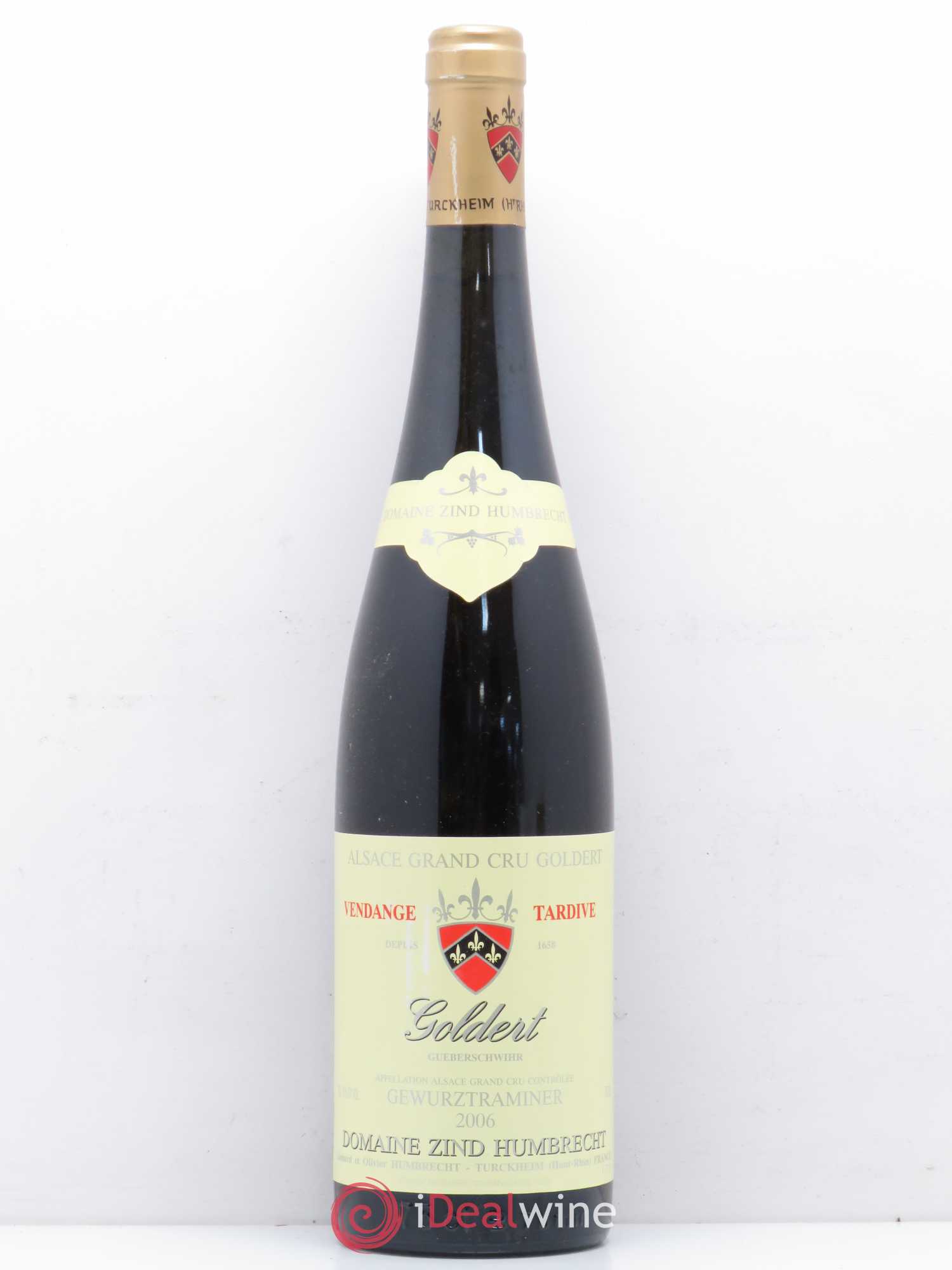 Alsace Gewurztraminer Zind-Humbrecht (Domaine) Goldert Vendanges Tardives 2006 - Posten von 1 Flasche - 0