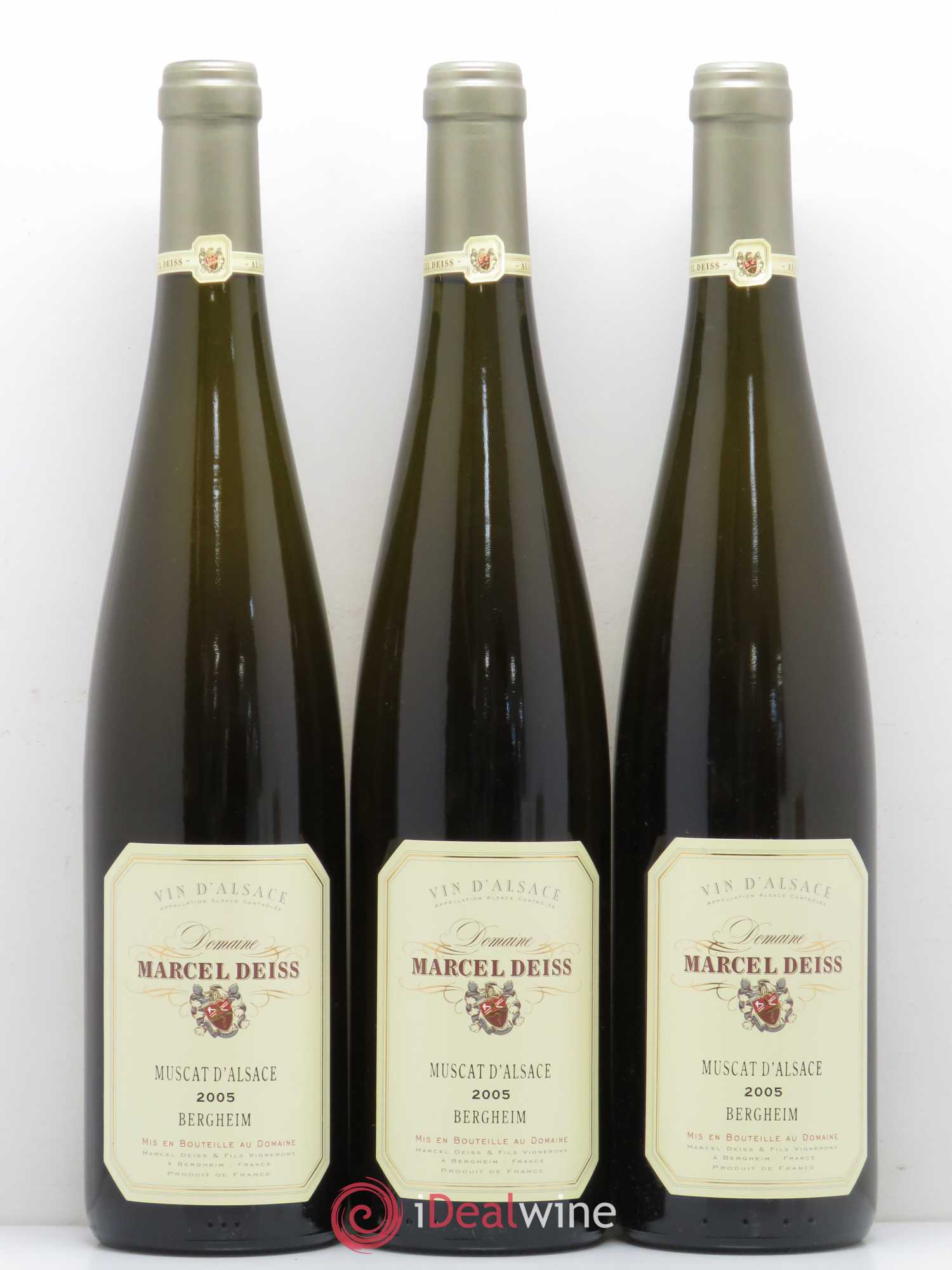 Alsace Muscat Bergheim Marcel Deiss (Domaine) 2005 - Lot de 3 bouteilles - 0