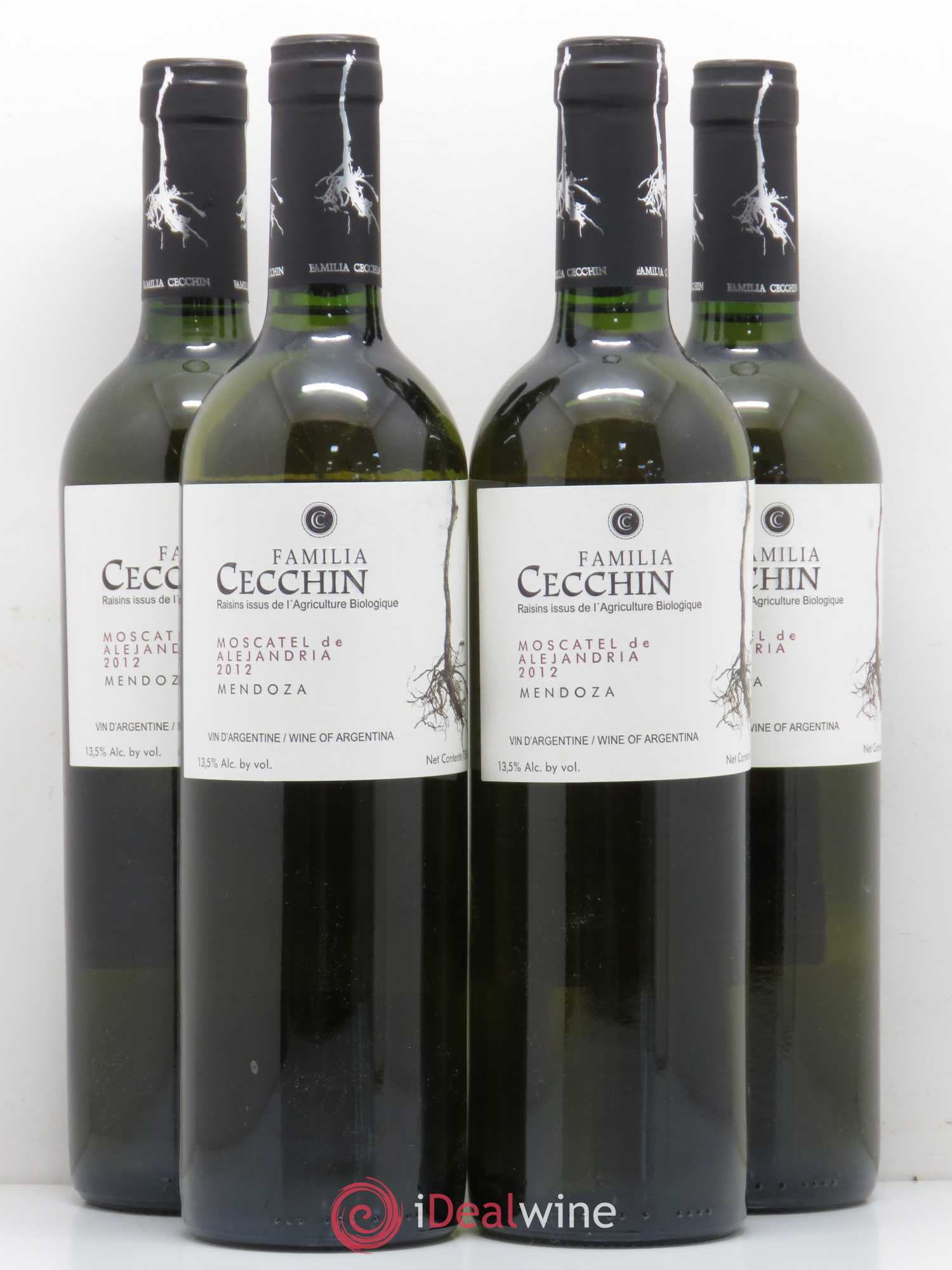Mendoza Mendoza Moscatel de Alejandria Bodega Cecchin 2012 - Posten von 4 Flaschen - 0