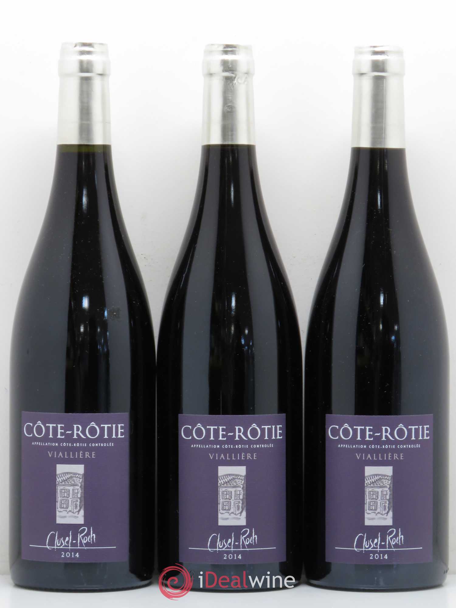 Côte-Rôtie Viallière Clusel-Roch 2014 - Lot de 3 bouteilles - 0