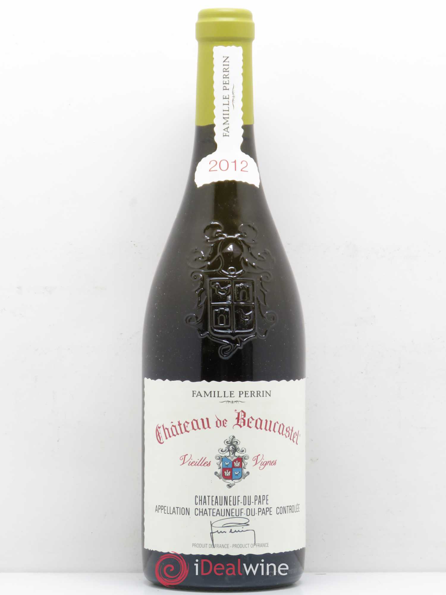 Châteauneuf-du-Pape Château de Beaucastel Vieilles vignes Roussanne Famille Perrin 2012 - Lot de 1 bouteille - 0