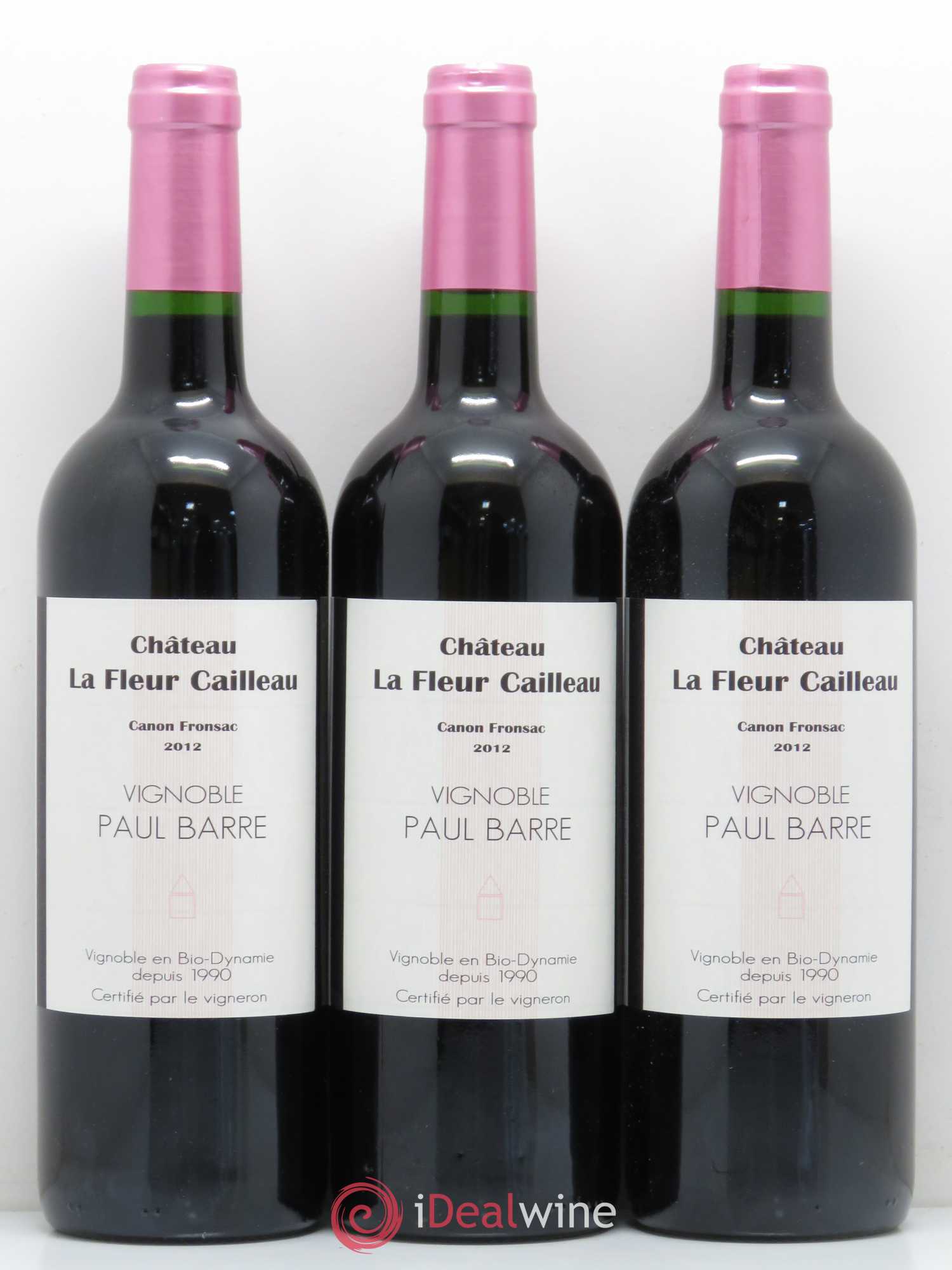 Canon-Fronsac La Fleur Cailleau Domaine Paul Barre 2012 - Posten von 6 Flaschen - 1