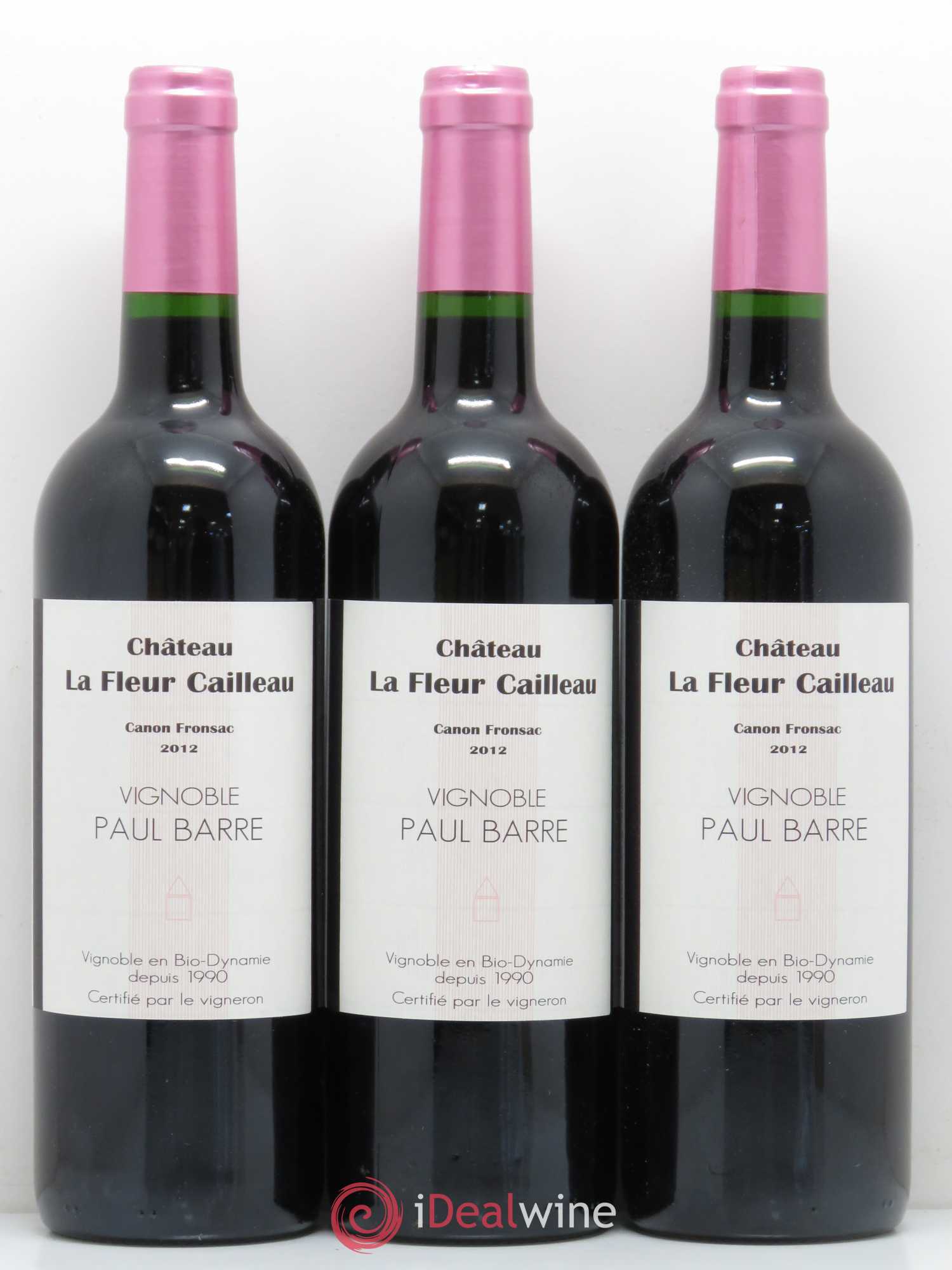 Canon-Fronsac La Fleur Cailleau Domaine Paul Barre 2012 - Posten von 6 Flaschen - 2