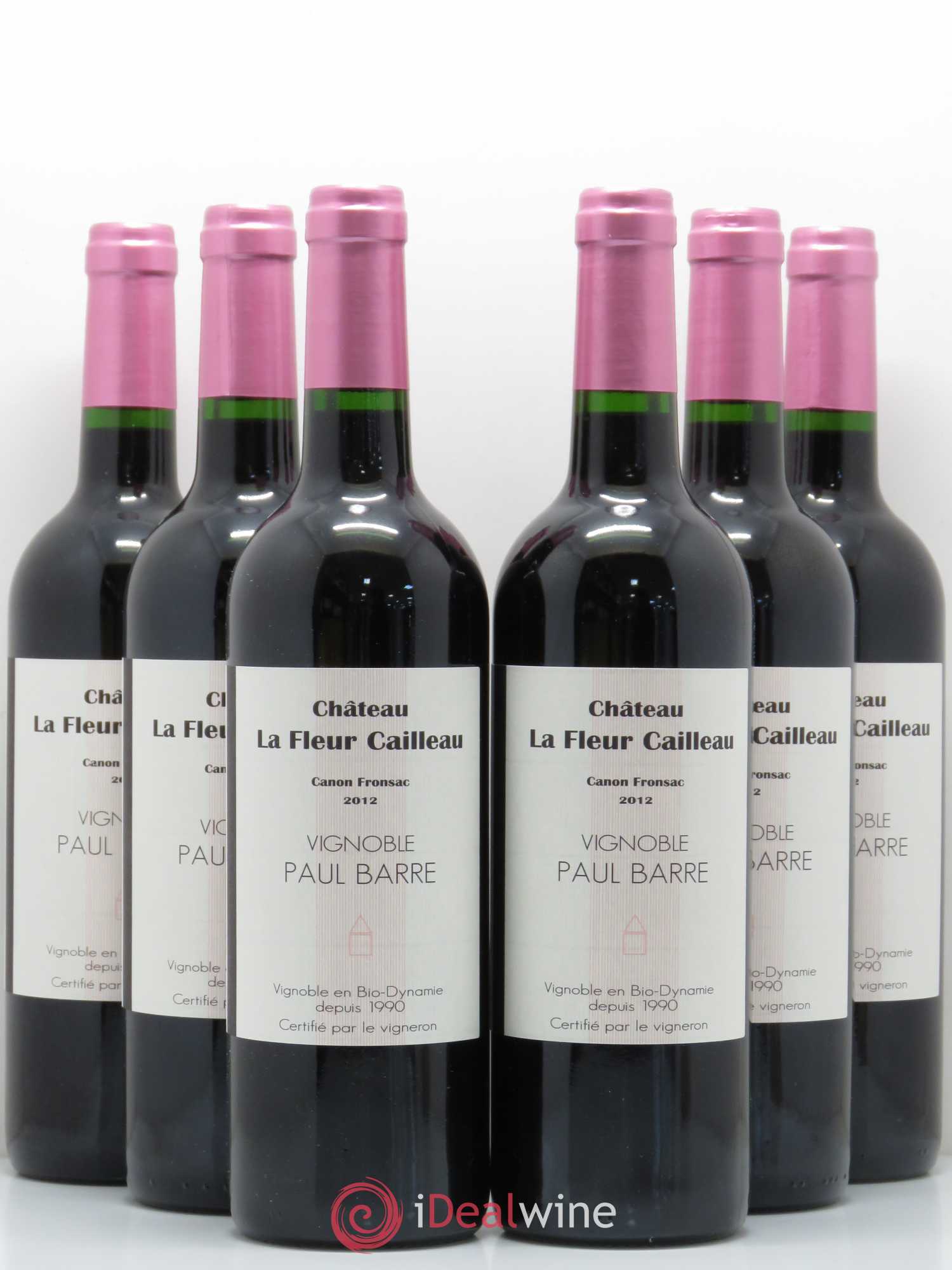 Canon-Fronsac La Fleur Cailleau Domaine Paul Barre 2012 - Posten von 6 Flaschen - 0