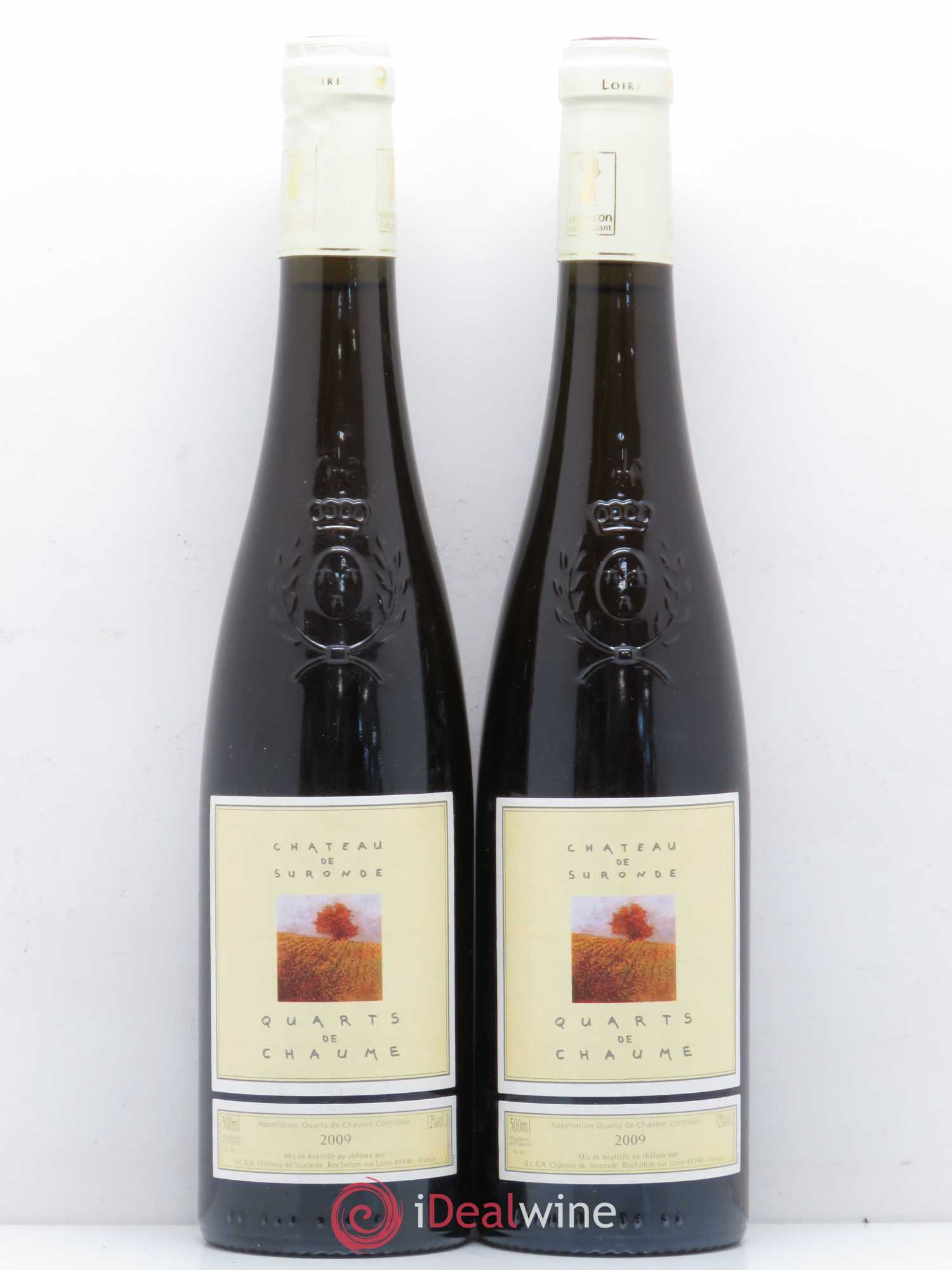 Quarts de Chaume Château de Suronde 2009 - Lotto di 2 bottiglie - 0