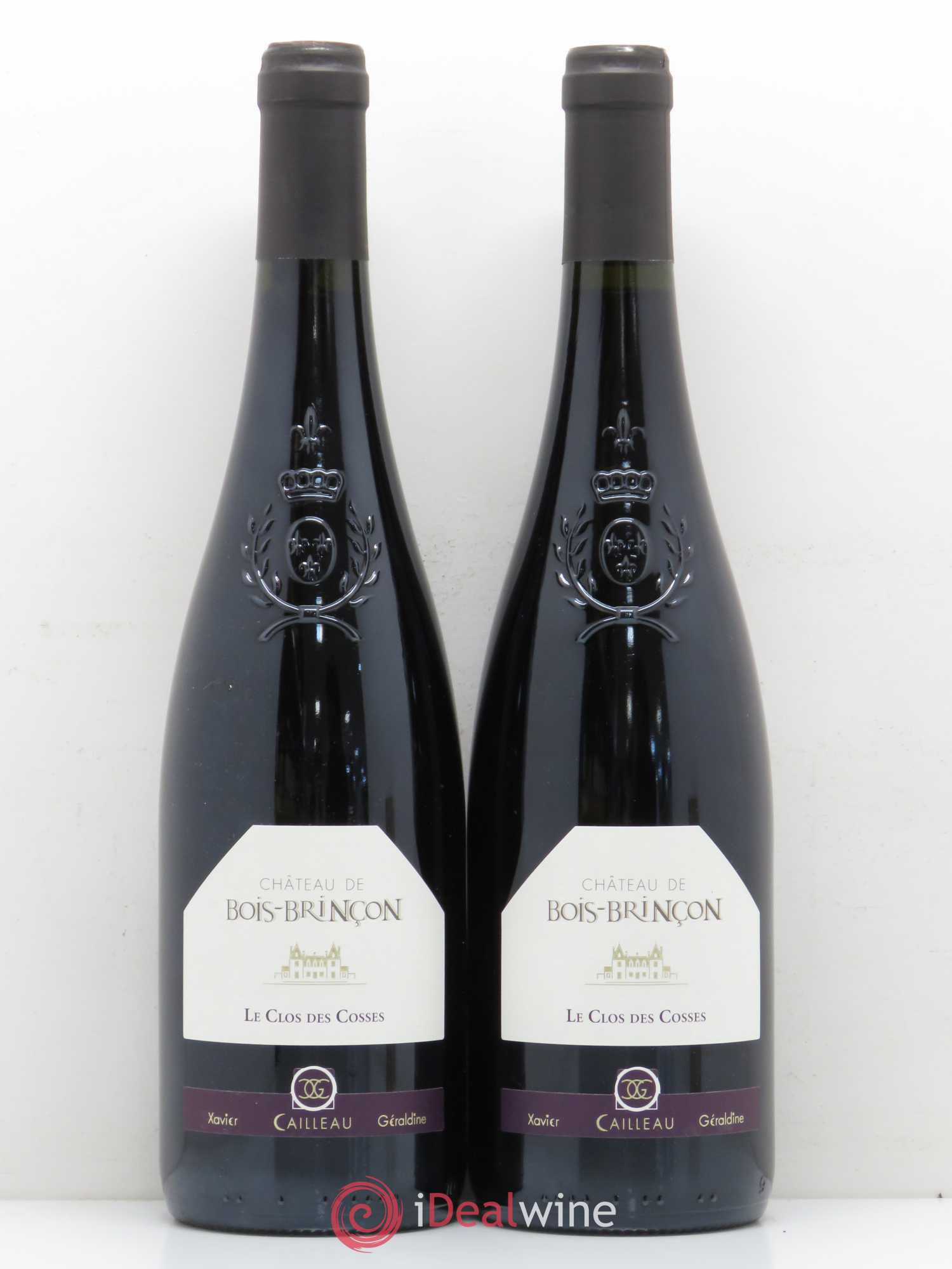 Anjou Le Clos des Cosses Château de Bois Brincon 2012 - Posten von 2 Flaschen - 0