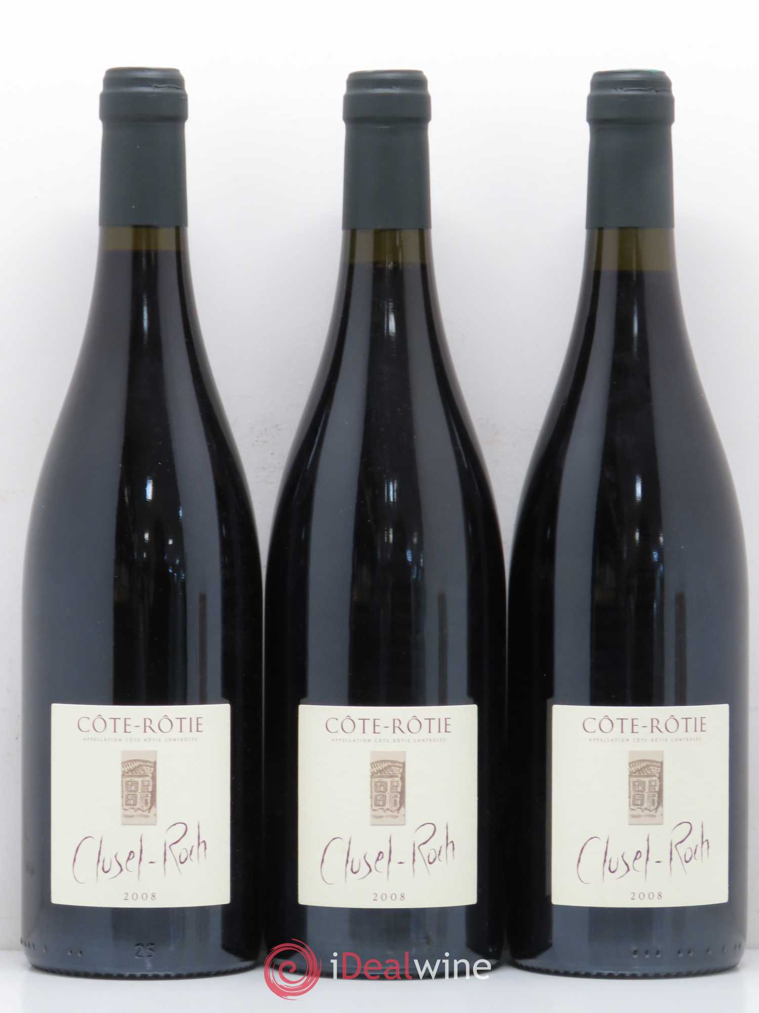 Côte-Rôtie Clusel-Roch 2008 - Posten von 3 Flaschen - 0