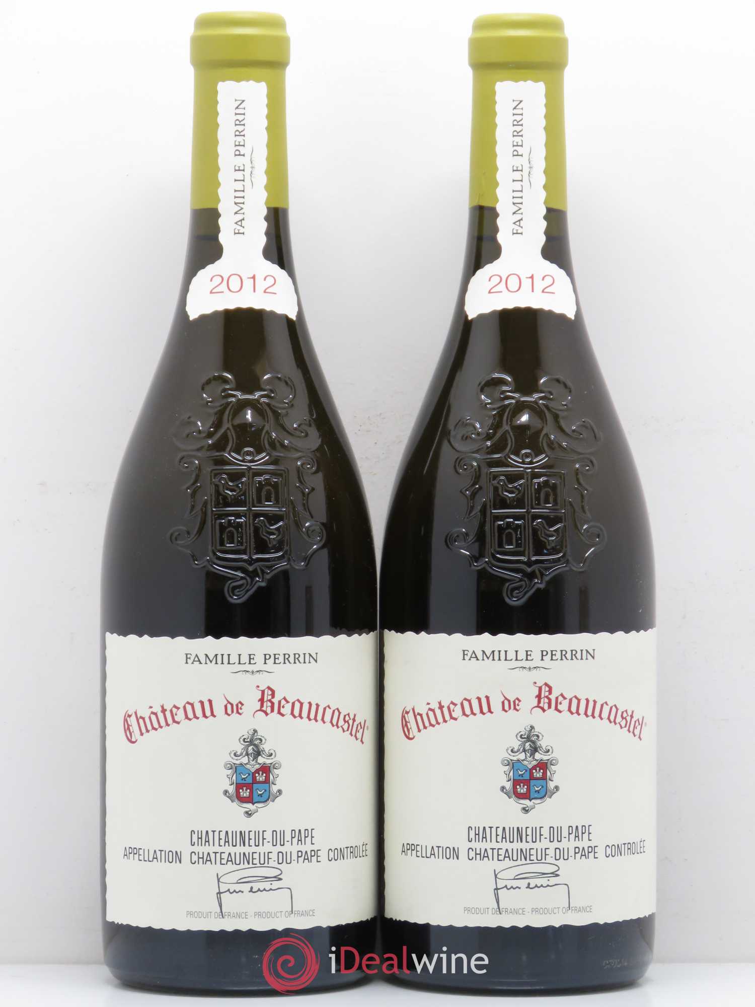 Châteauneuf-du-Pape Château de Beaucastel Famille Perrin 2012 - Lot de 2 bouteilles - 0