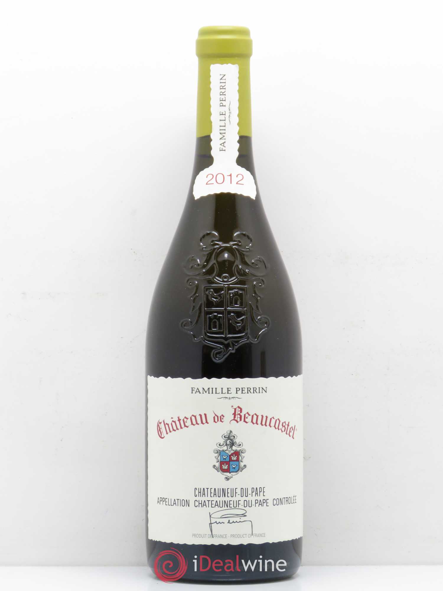 Châteauneuf-du-Pape Château de Beaucastel Famille Perrin 2012 - Lot de 1 bouteille - 0