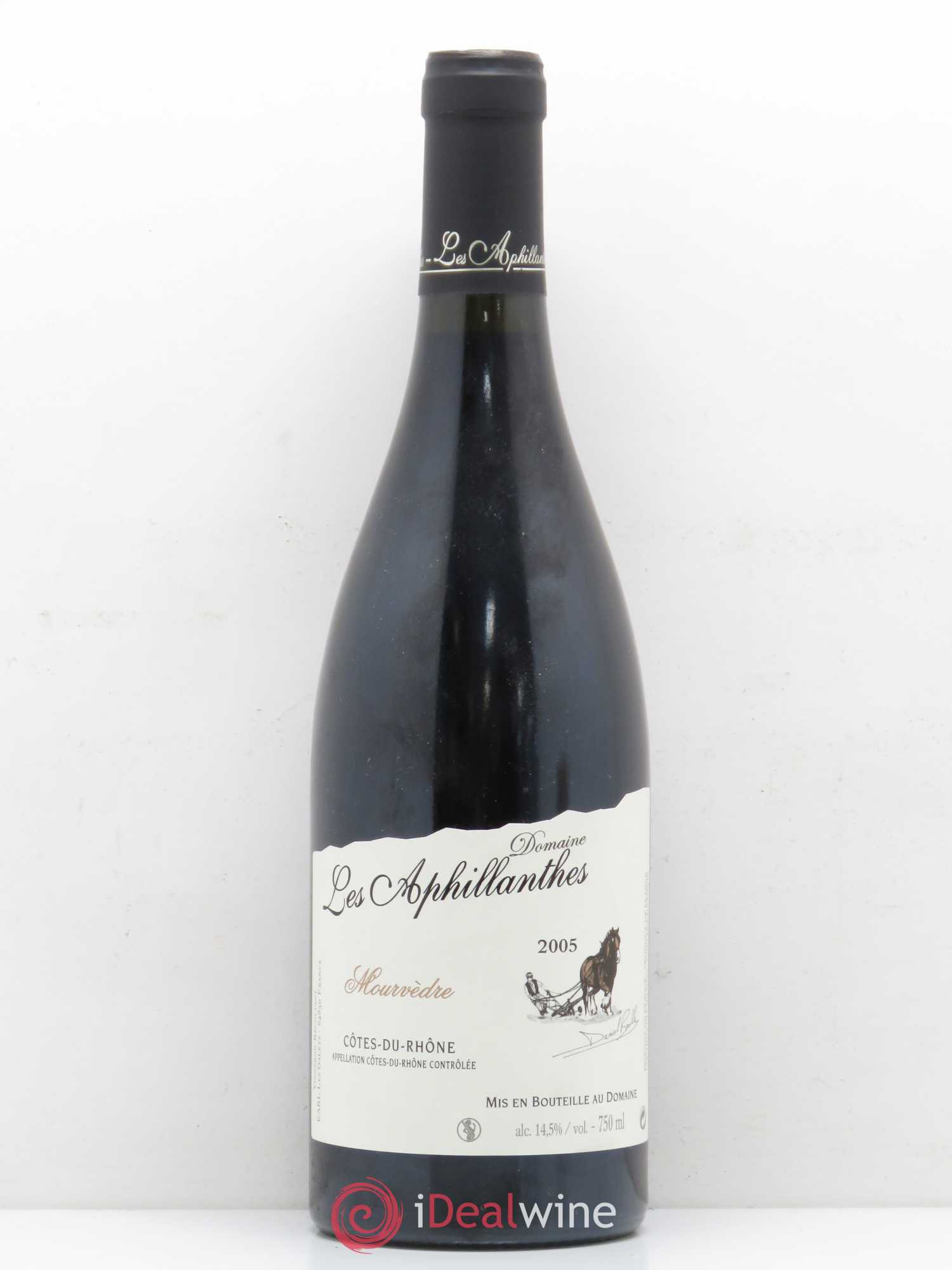 Côtes-du-Rhône Mourvèdre Domaine Les Aphillanthes 2005 - Posten von 1 Flasche - 0