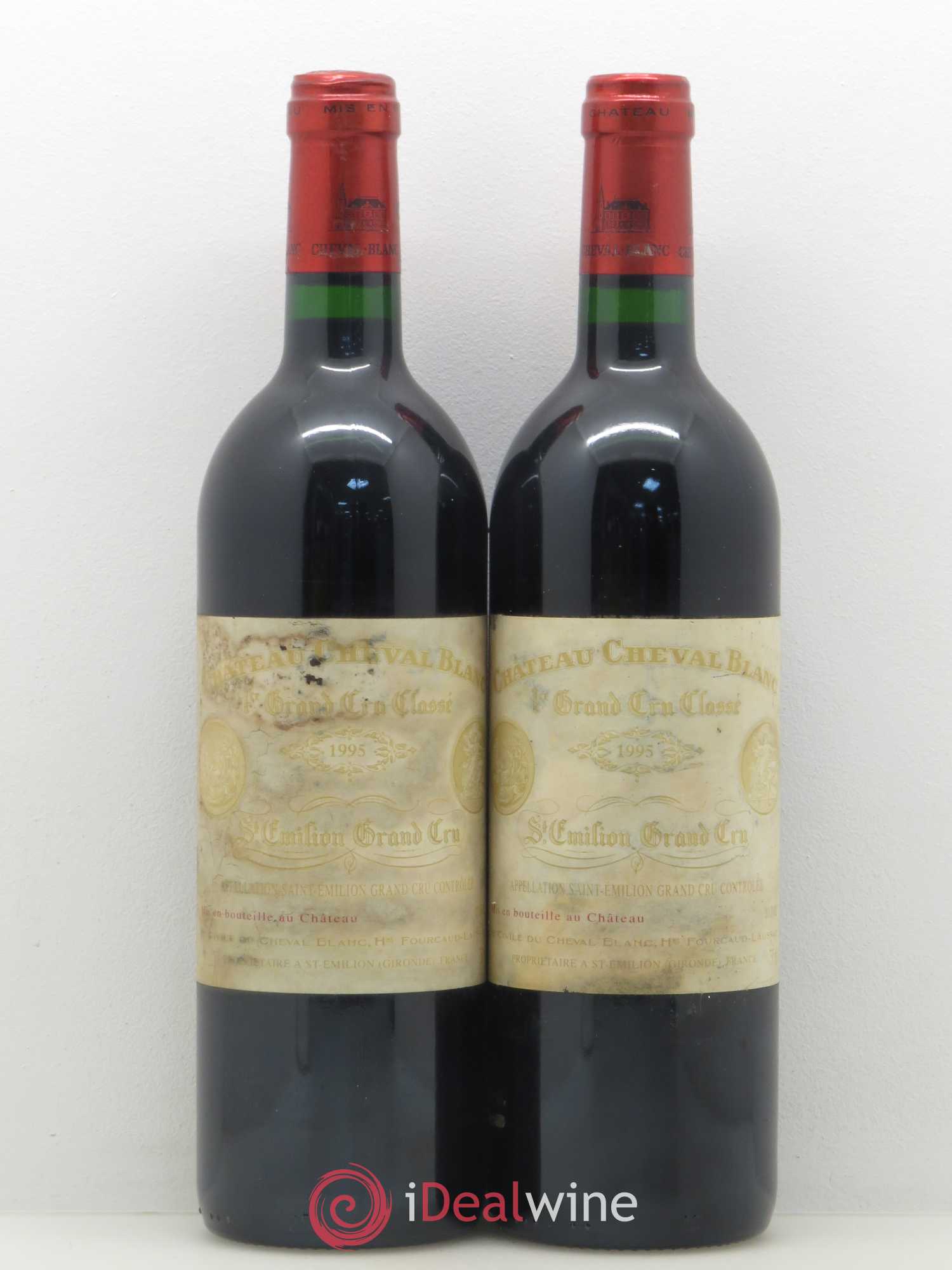 Château Cheval Blanc 1er Grand Cru Classé A 1995 - Lot de 2 bouteilles - 0