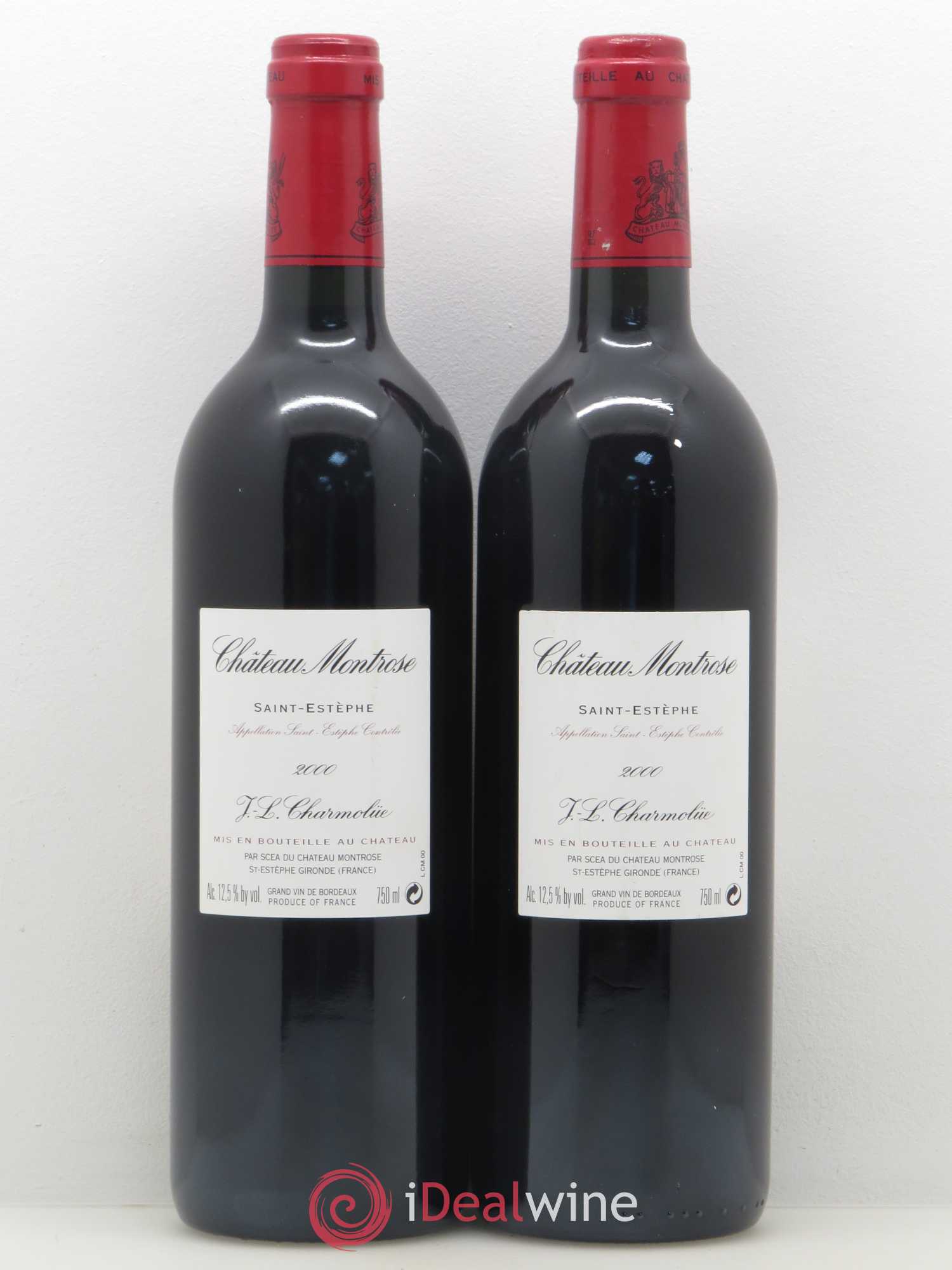 Château Montrose 2ème Grand Cru Classé (sans prix de réserve) 2000 - Lot de 2 bouteilles - 1