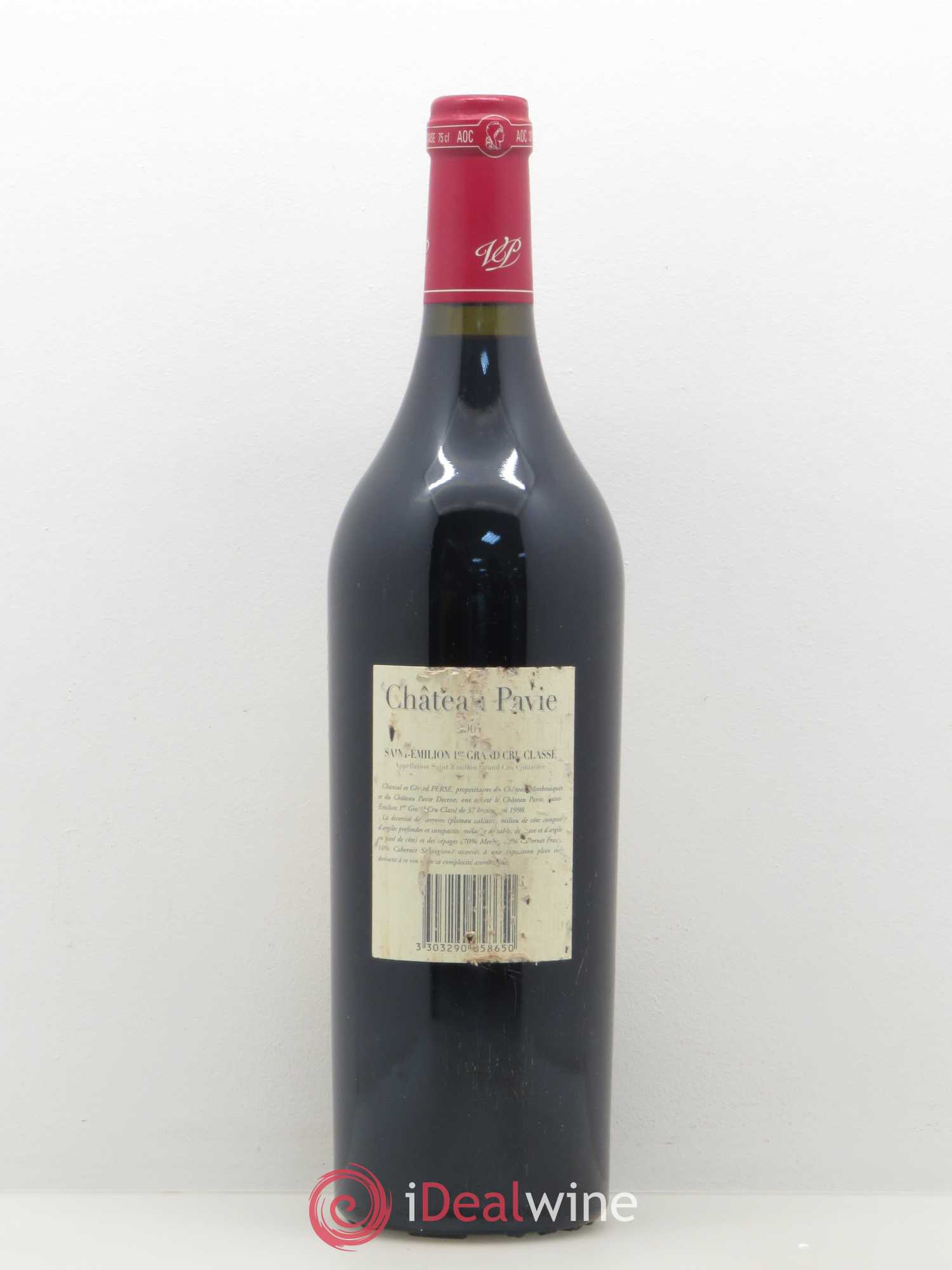 Château Pavie 1er Grand Cru Classé A (sans prix de réserve) 2001 - Lot de 1 bouteille - 1