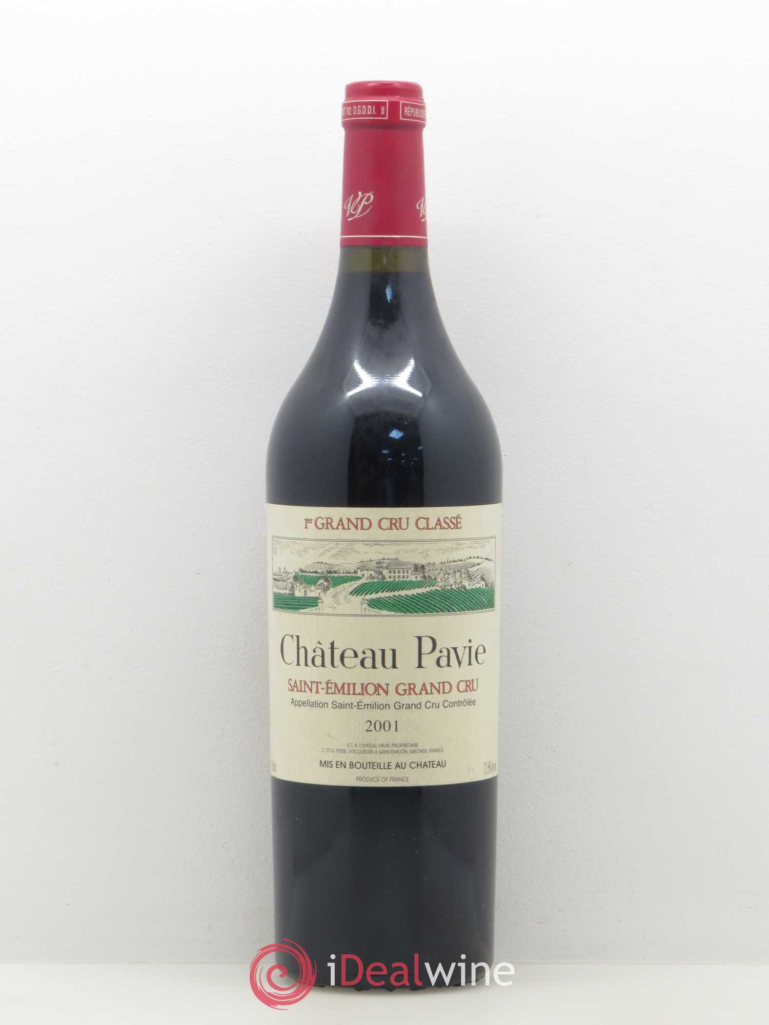 Château Pavie 1er Grand Cru Classé A (sans prix de réserve) 2001 - Lot de 1 bouteille - 0