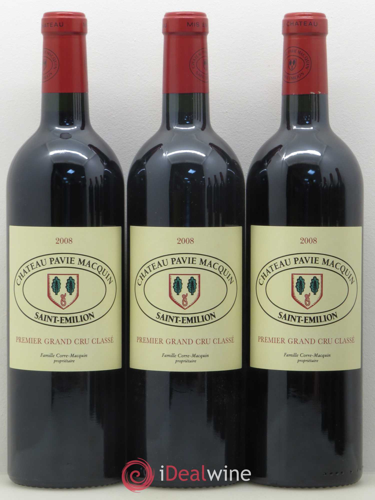 Château Pavie Macquin 1er Grand Cru Classé B (sans prix de réserve) 2008 - Lot de 6 bouteilles - 1