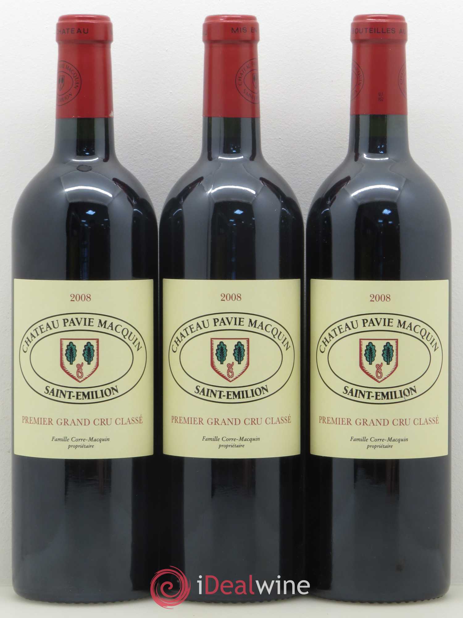 Château Pavie Macquin 1er Grand Cru Classé B (sans prix de réserve) 2008 - Lot de 6 bouteilles - 2