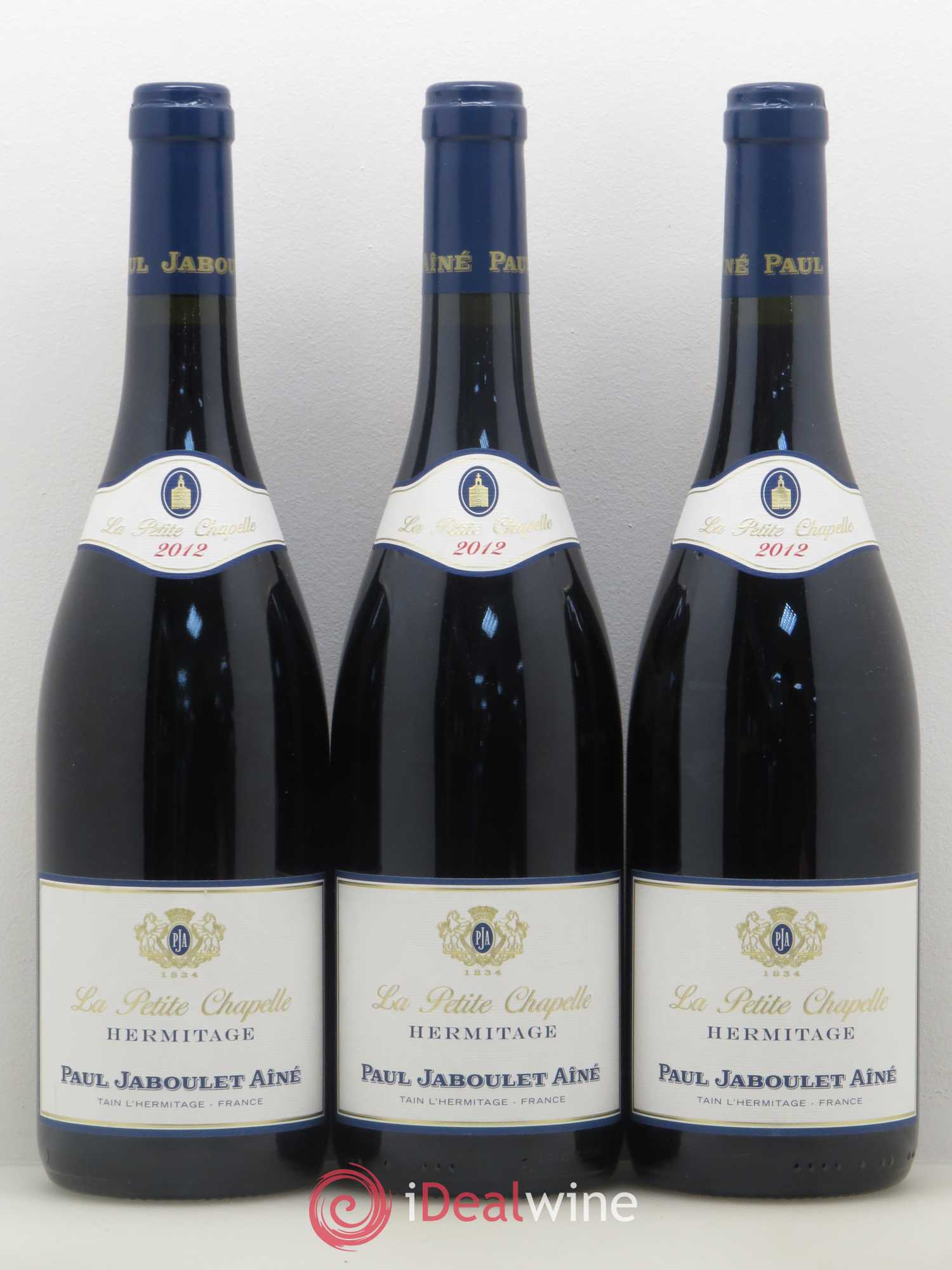 Hermitage La Petite Chapelle Paul Jaboulet Ainé (sans prix de réserve) 2012 - Lot de 3 bouteilles - 0