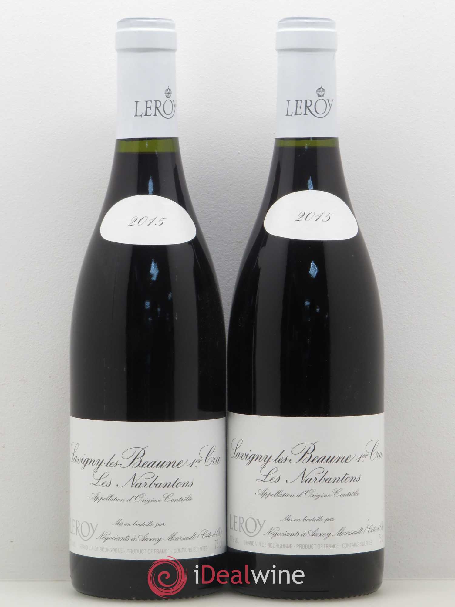Savigny-lès-Beaune 1er Cru Les Narbantons Leroy SA (sans prix de réserve) 2015 - Lot de 2 bouteilles - 0