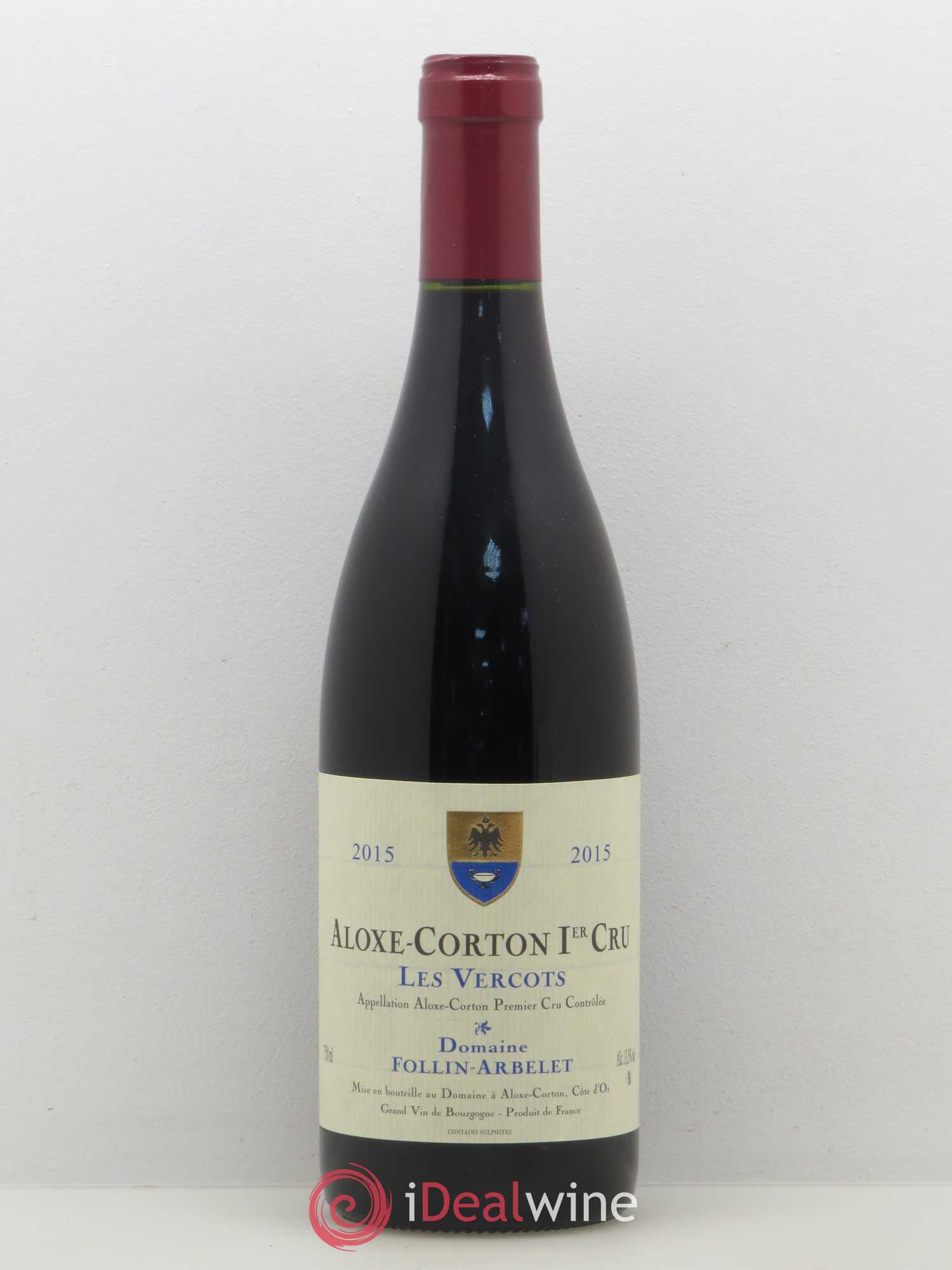 Aloxe-Corton 1er Cru Les Vercots Follin-Arbelet (Domaine) (sans prix de réserve) 2015 - Lot de 1 bouteille - 0