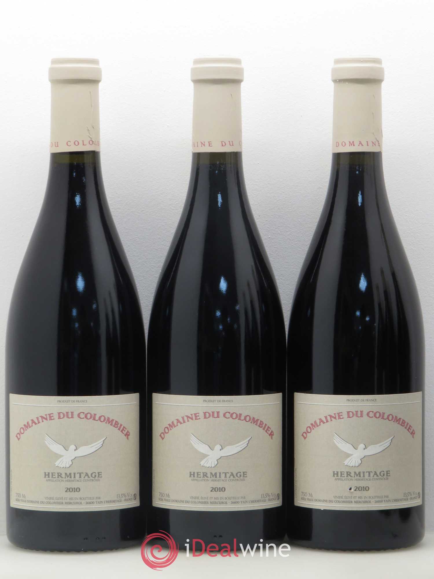 Hermitage Colombier (Domaine du) (sans prix de réserve) 2009 - Lot de 6 bouteilles - 1