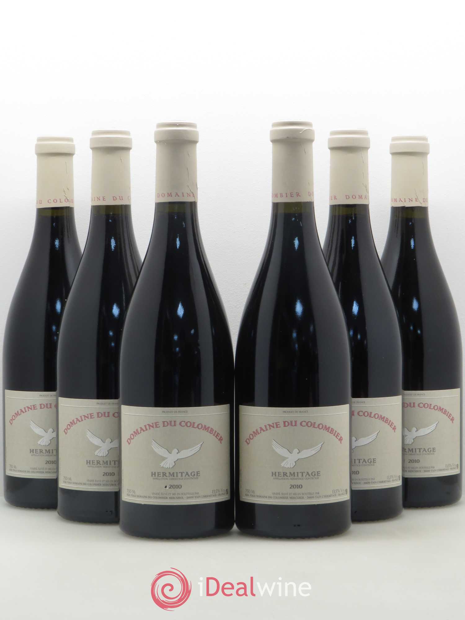Hermitage Colombier (Domaine du) (sans prix de réserve) 2009 - Lot de 6 bouteilles - 0