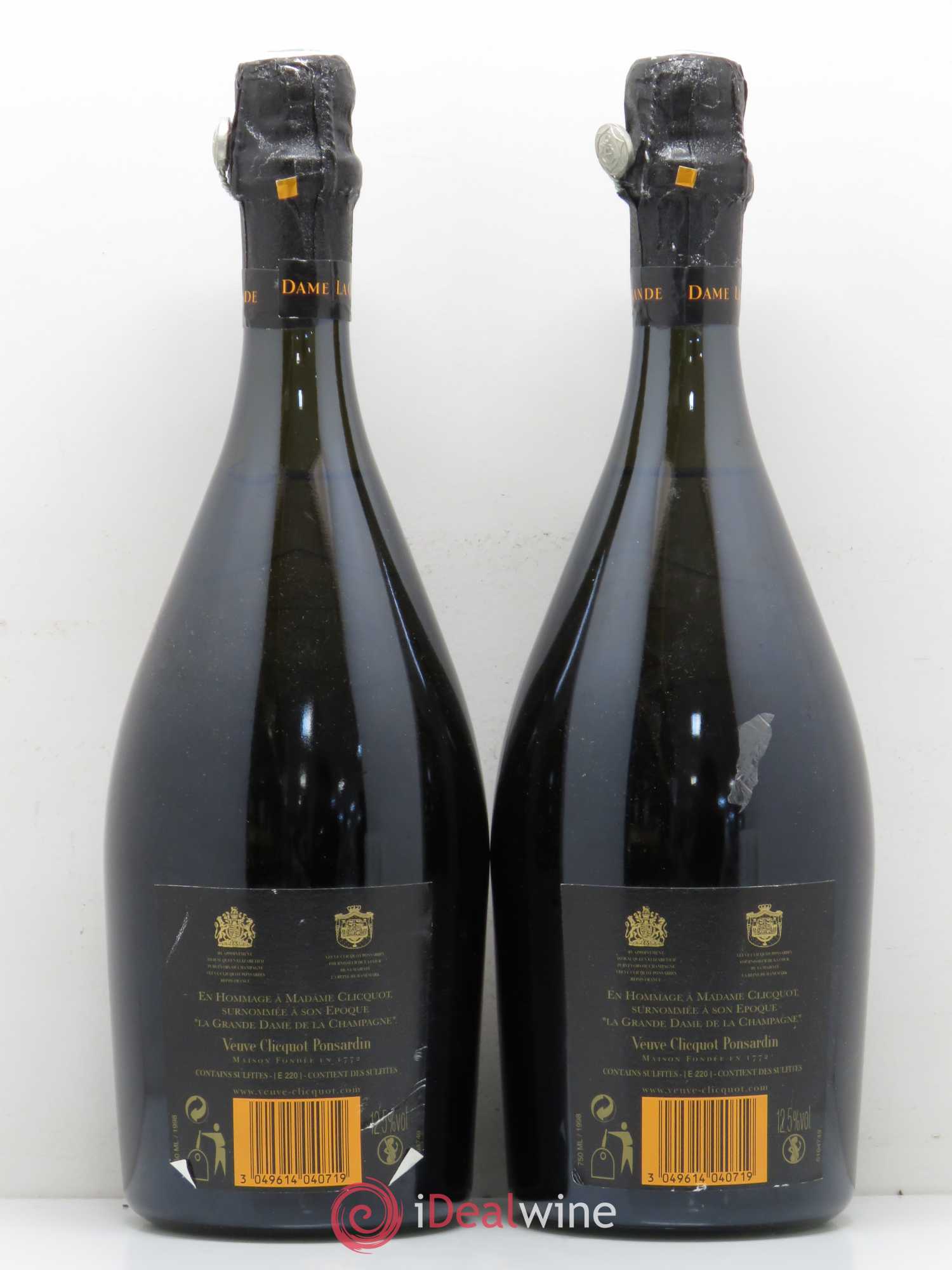 La Grande Dame Veuve Clicquot 1998 - Lot de 2 bouteilles - 1