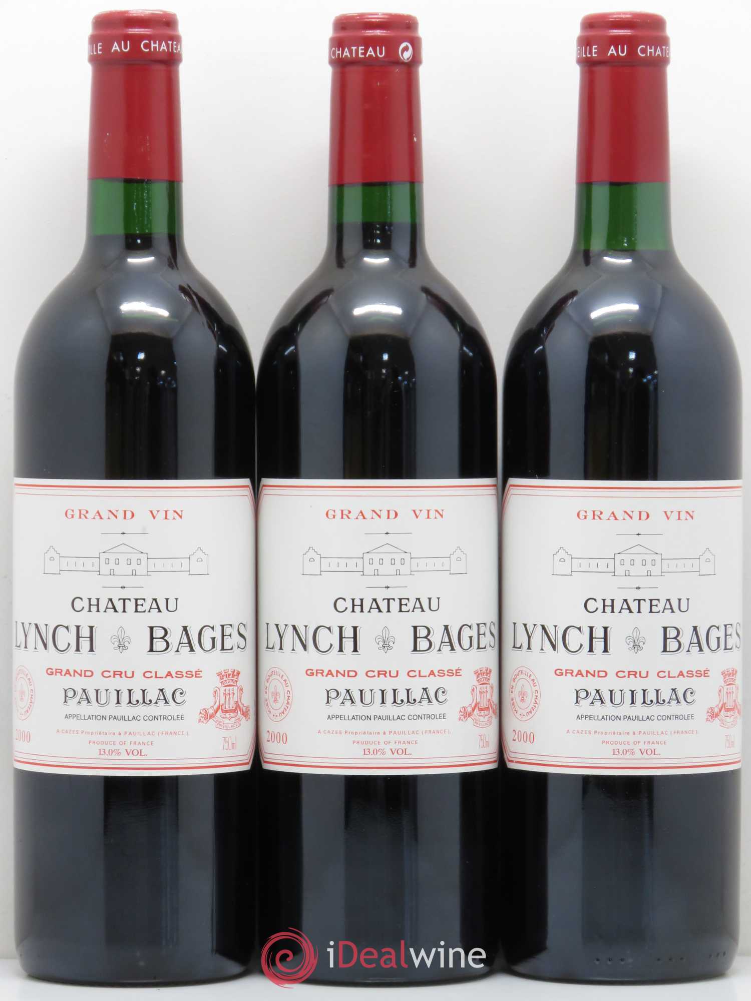 Château Lynch Bages 5ème Grand Cru Classé 2000 - Lot de 6 bouteilles - 2