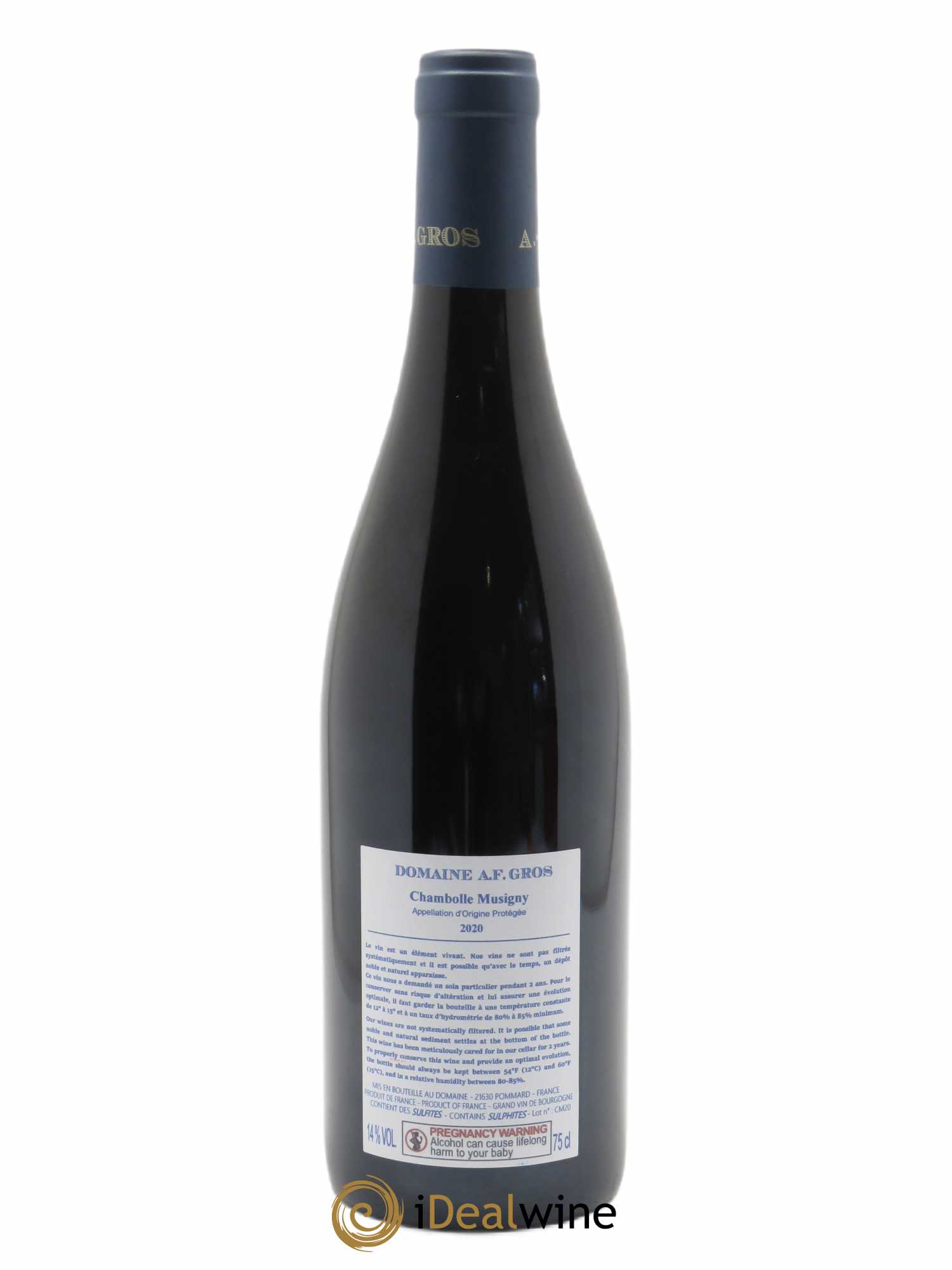 Chambolle-Musigny A.-F. Gros 2020 - Lot de 1 bouteille - 1